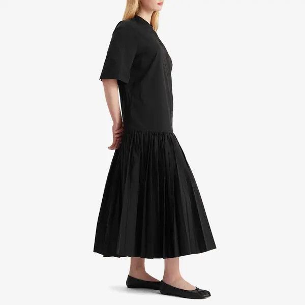 Jil Sander o1loc1c0426 T-Shirt Dress in Black Size M / US 6-8 / IT 42-44 - 4 Thumbnail