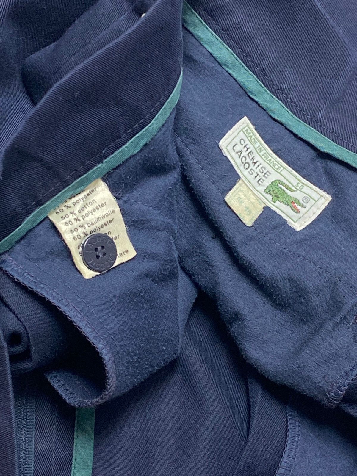 Lacoste 90s Vintage LACOSTE CHEMISE Navy Faded Baggy Pants Size US 38 / EU 54 - 9 Thumbnail