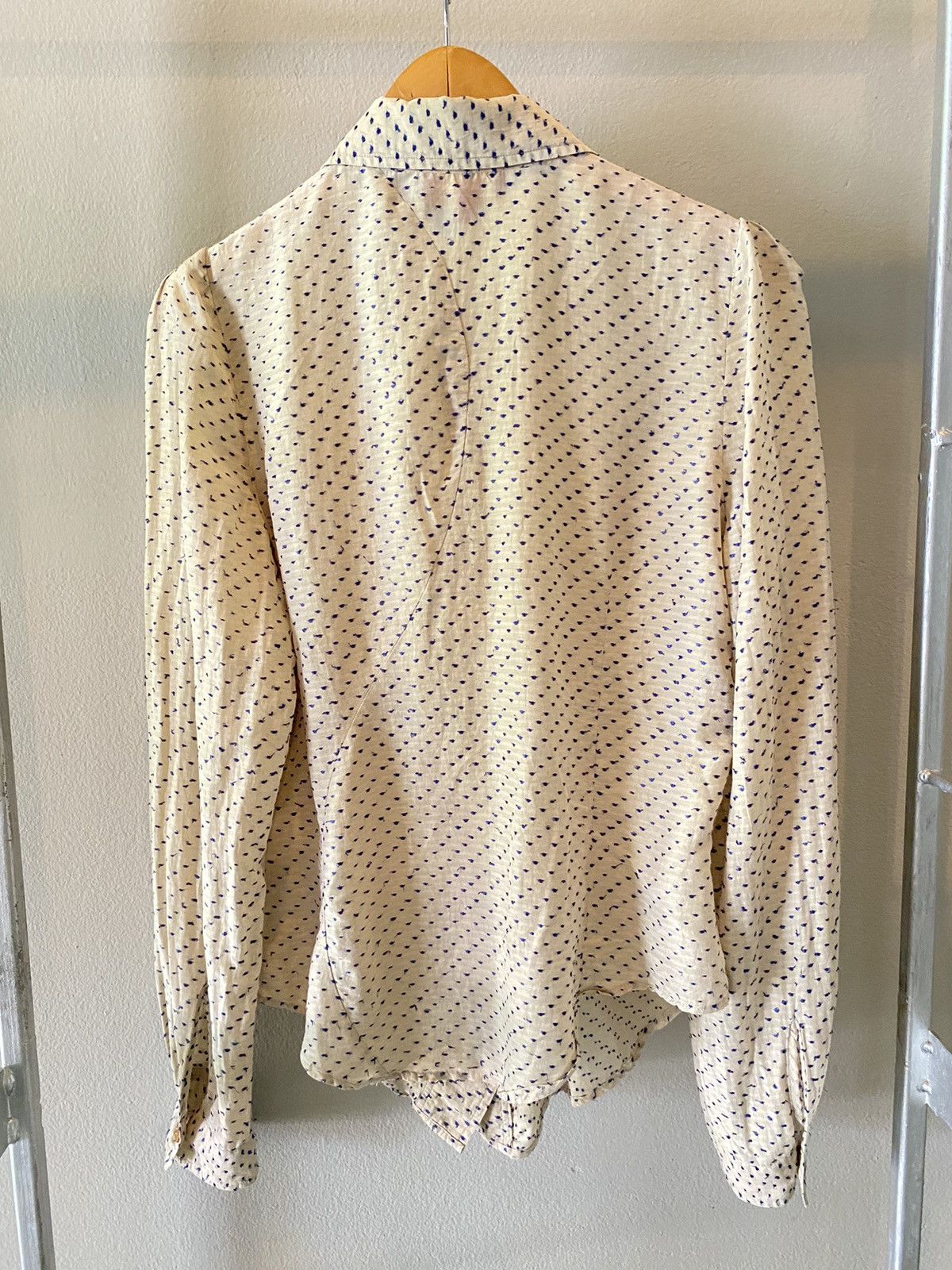 Vivienne Westwood Curve Button Center Line Dots Shirt