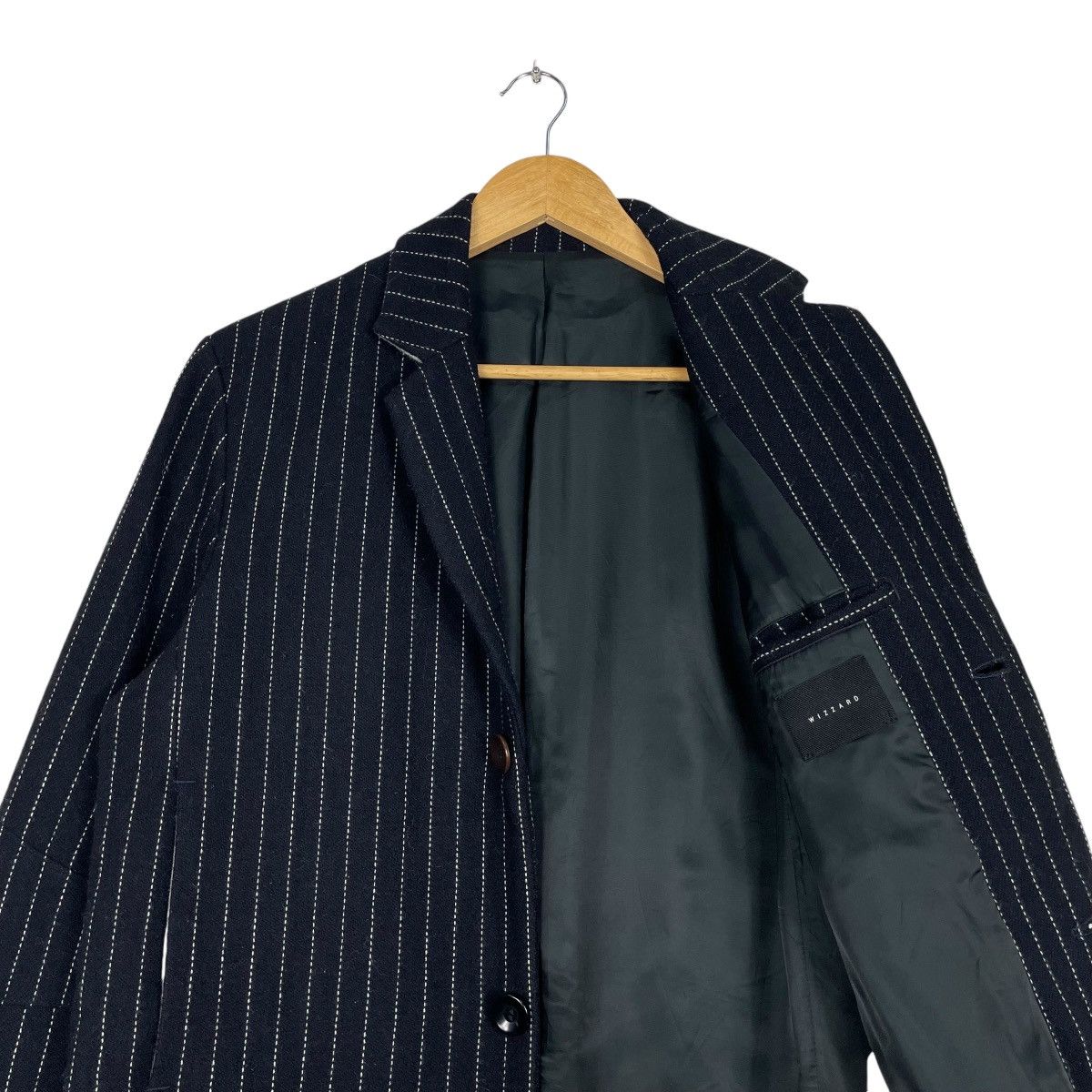 Japanese Brand × Wizzard 💥WIZZARD JAPAN SMART BLACK OVERCOAT Size US M / EU 48-50 / 2 - 10 Thumbnail