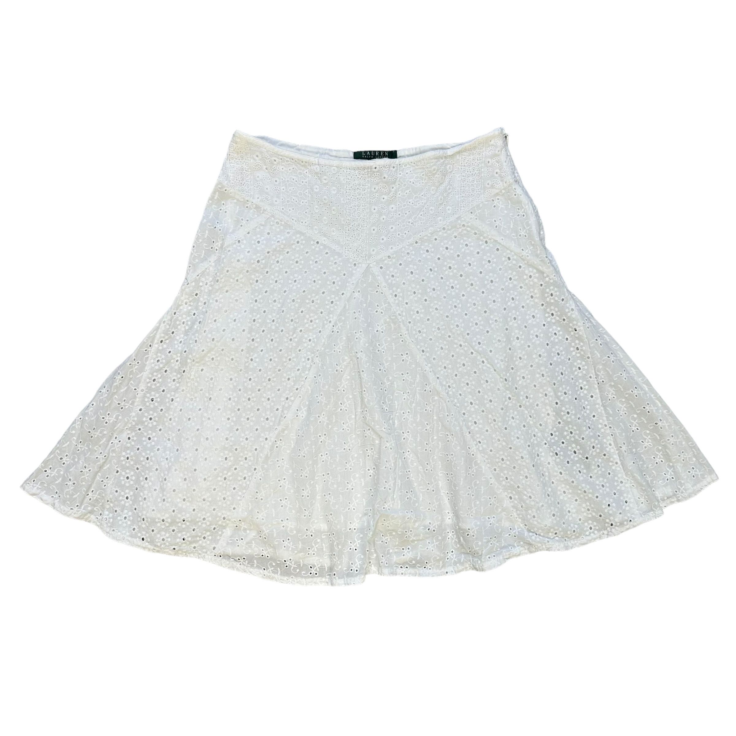 Ralph Lauren LAUREN Ralph Lauren White Skirt #A33-0752 Size 29" - 1 Thumbnail
