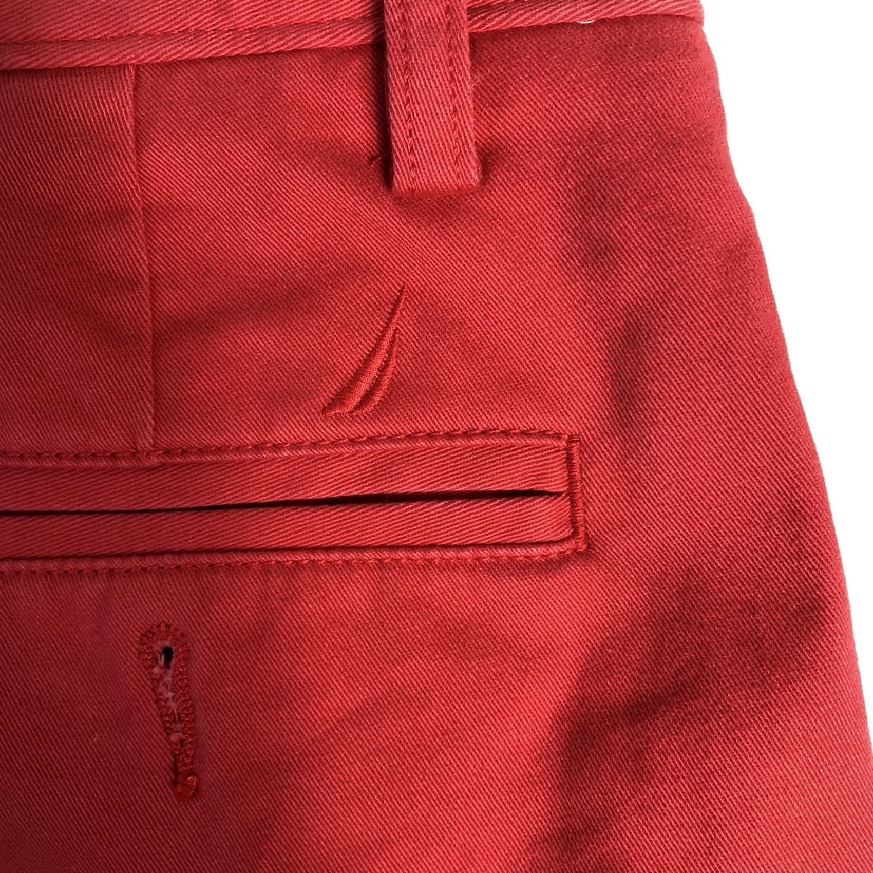 Nautica Nautica Coral Mens deck shorts Classic Fit Red Size 30x8.5 F21 Size US 30 / EU 46 - 3 Thumbnail