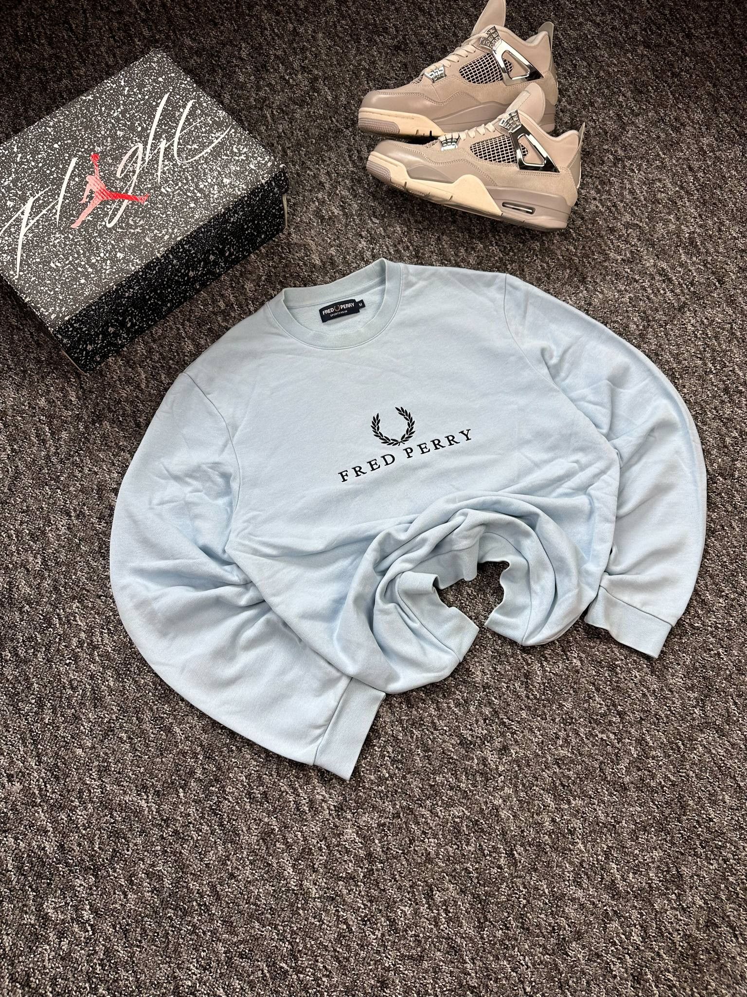 Fred Perry × Vintage Vintage sweatshirts crewneck Fred Perry Logo Japan Luxury Size US M / EU 48-50 / 2 - 2 Thumbnail