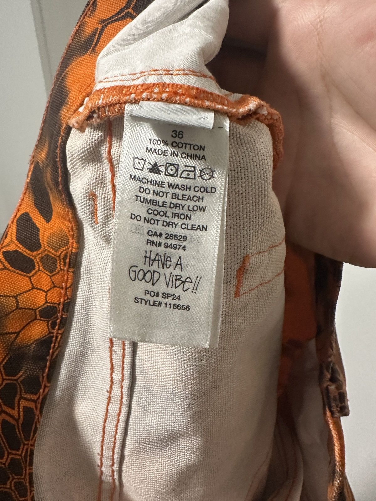 Stussy BIG OL' Jean kryptek camo - Bottoms