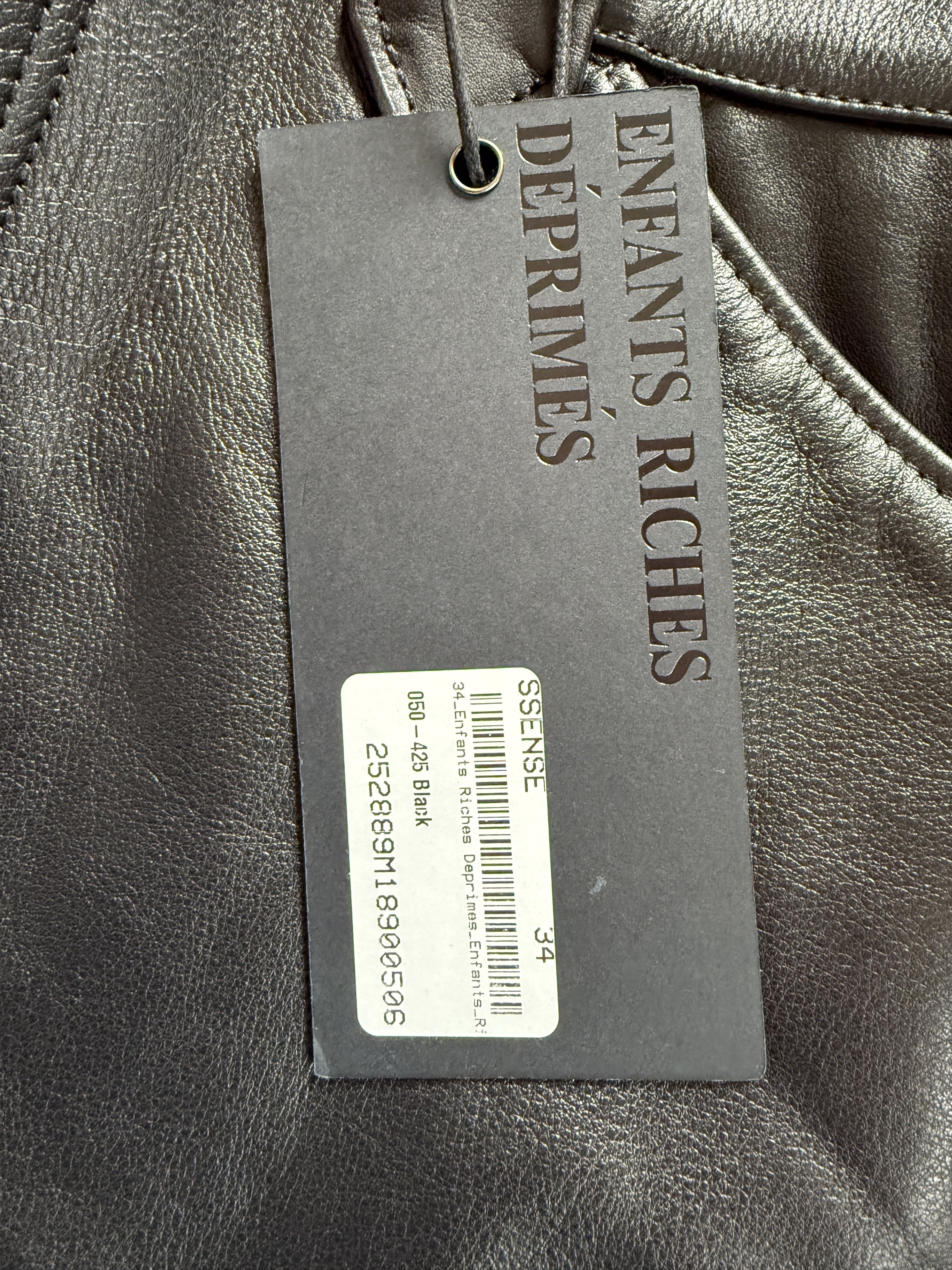Enfants Riches Deprimes PILOT LEATHER FLARE Size US 34 / EU 50 - 3 Thumbnail
