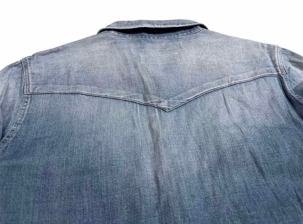🔥Archived Vanquish x Fragment Design Denim Western Shirt