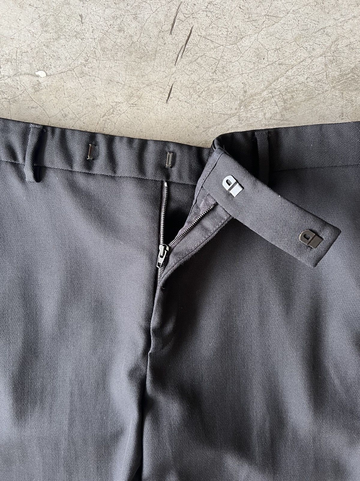 Celine Celine - Hedi Slimane S/S19 Wool Front Band Trouser Size 28" / US 6 / IT 42 - 5 Thumbnail