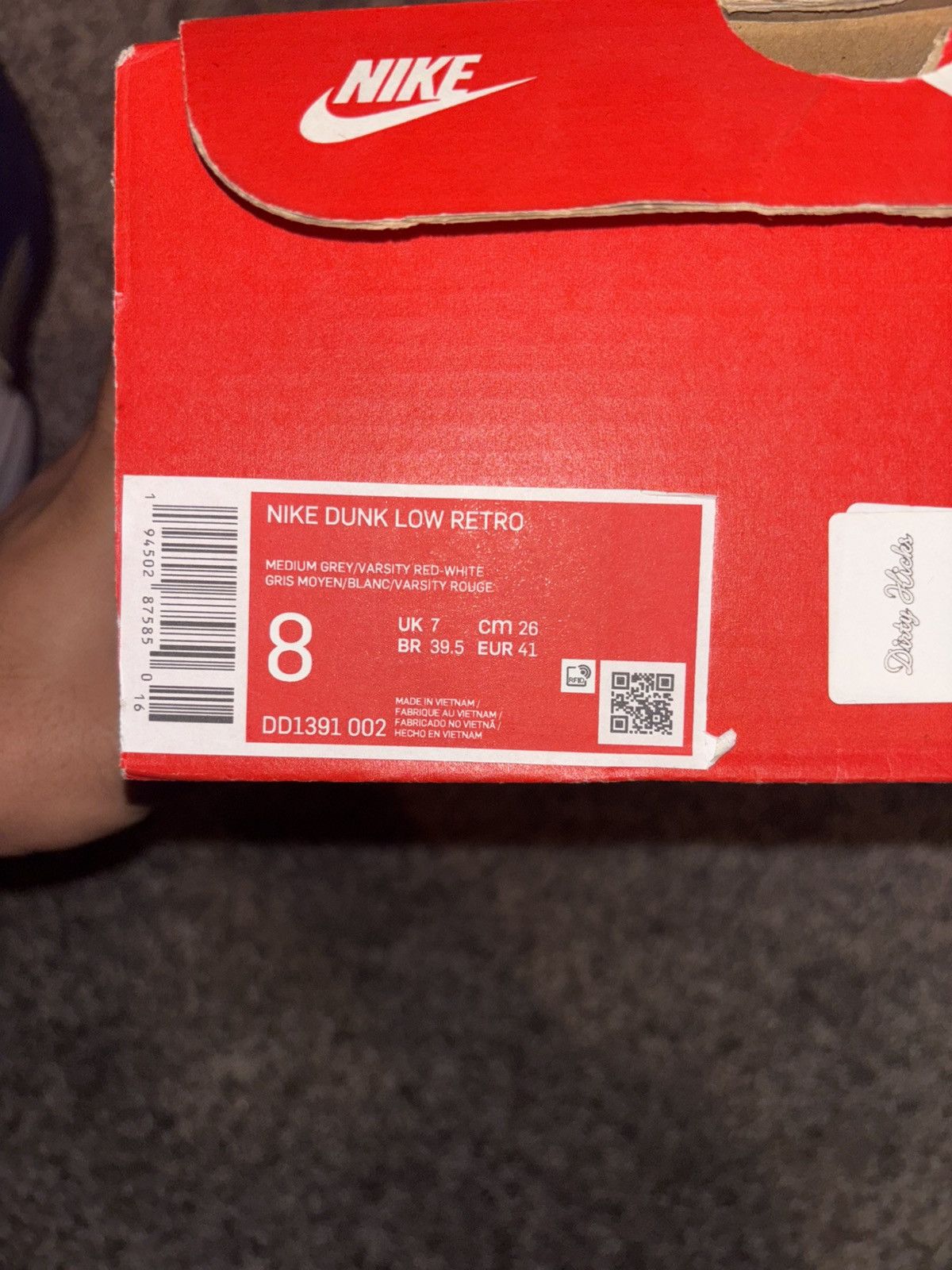 Nike × Vintage Dunk low unlv Size US 8 / EU 41 - 8 Thumbnail