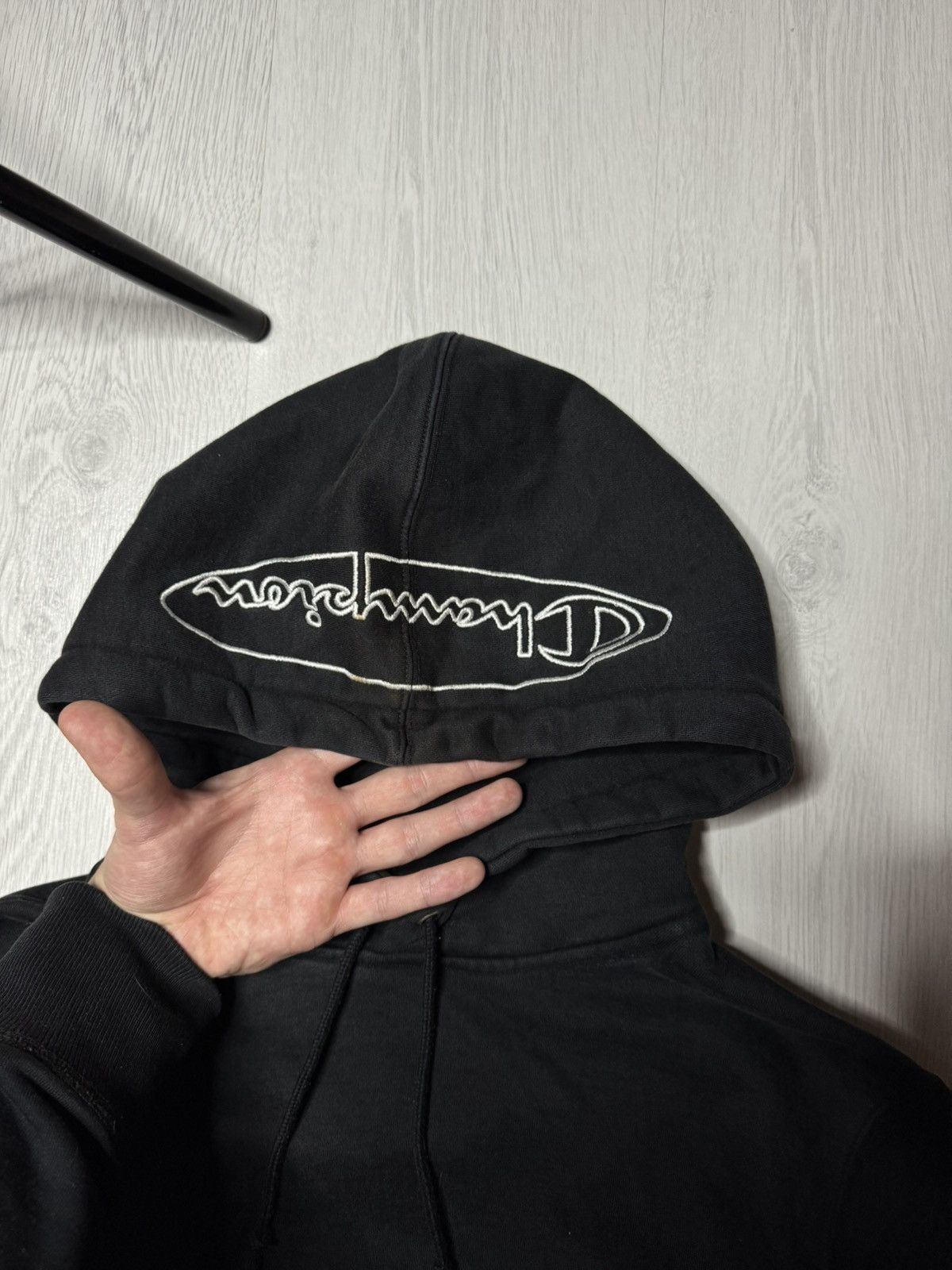 Champion × Supreme Supreme Champion embroidered hood logo hoodie sweatshirt Size US M / EU 48-50 / 2 - 4 Thumbnail