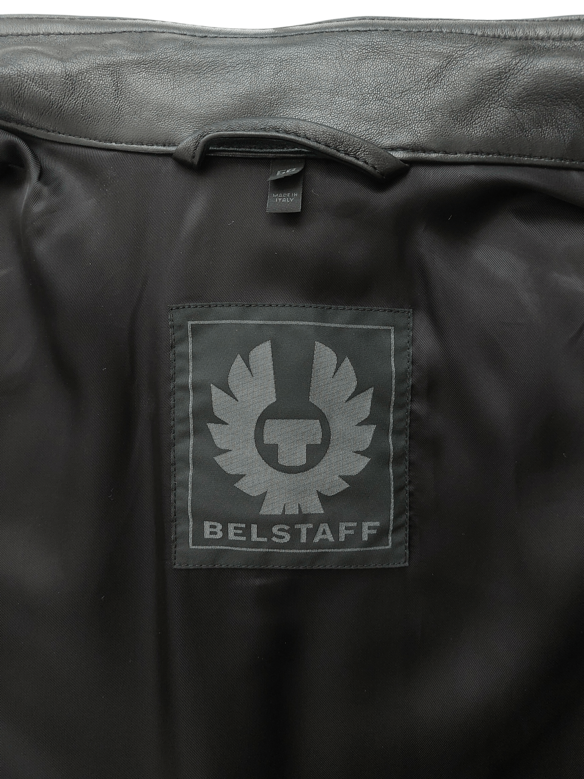 Belstaff Belstaff Woodbridge Black Leather Jacket Size US XL / EU 56 / 4 - 14 Thumbnail