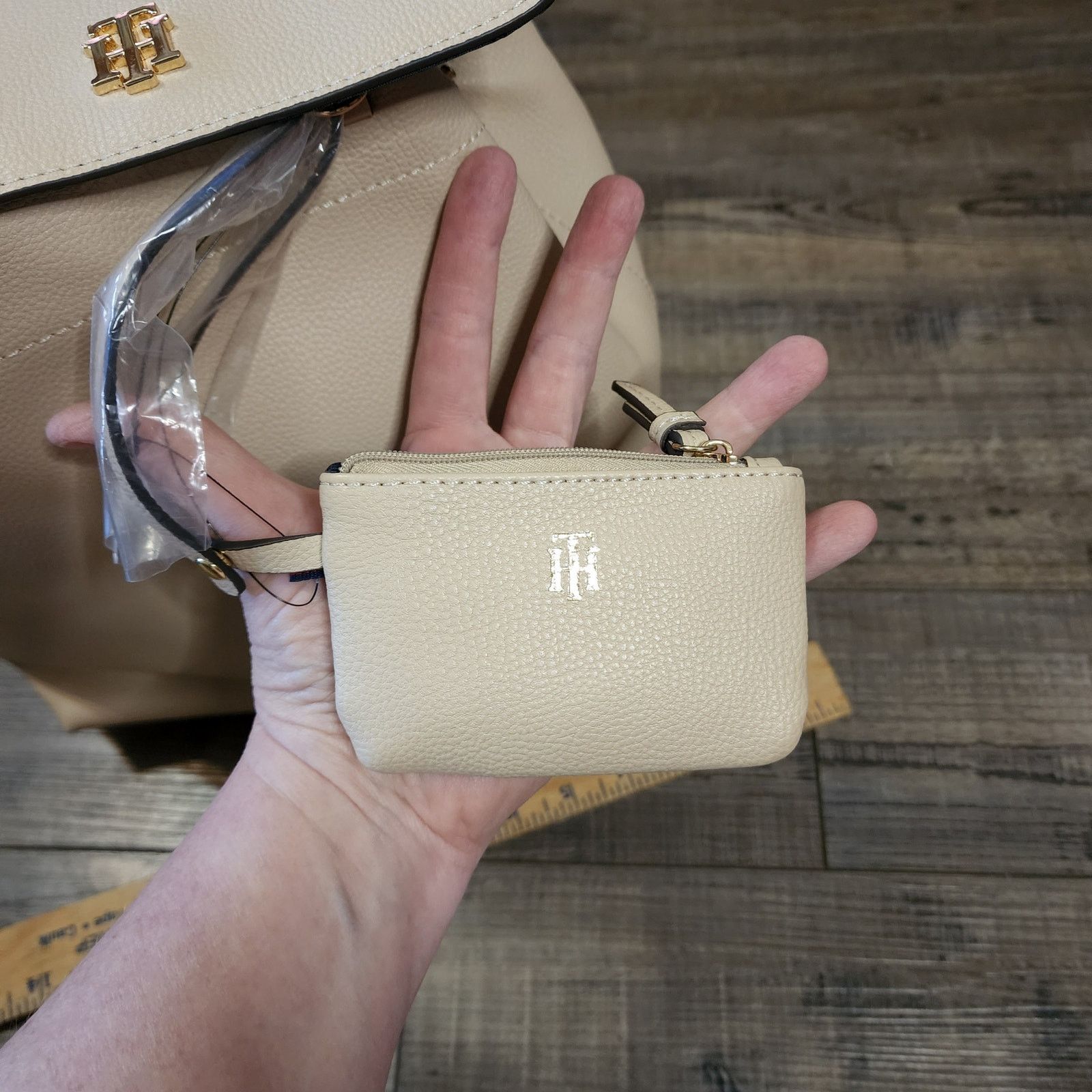 Tommy Hilfiger NWT Tommy Hilfiger backpack purse light beige D Size ONE SIZE - 10 Thumbnail