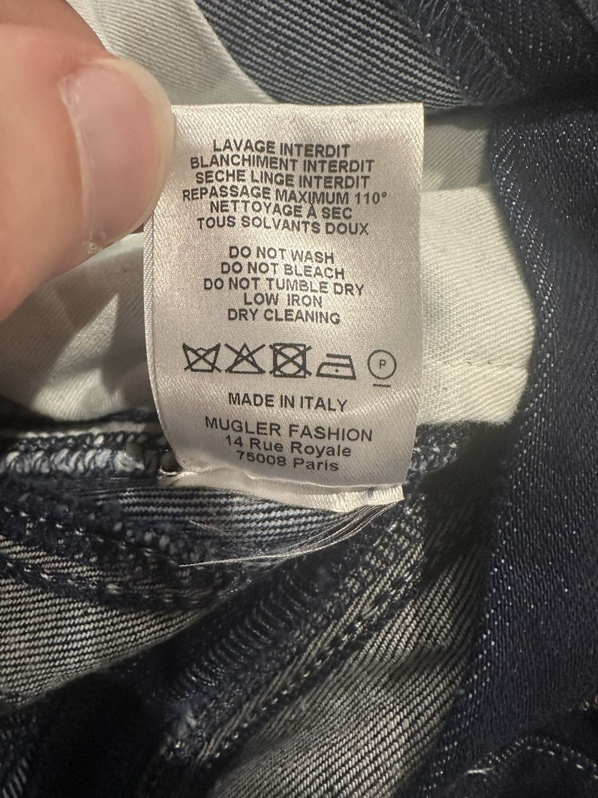 Mugler Mugler Twist Panel Jeans Size 26" / US 2 / IT 38 - 7 Thumbnail