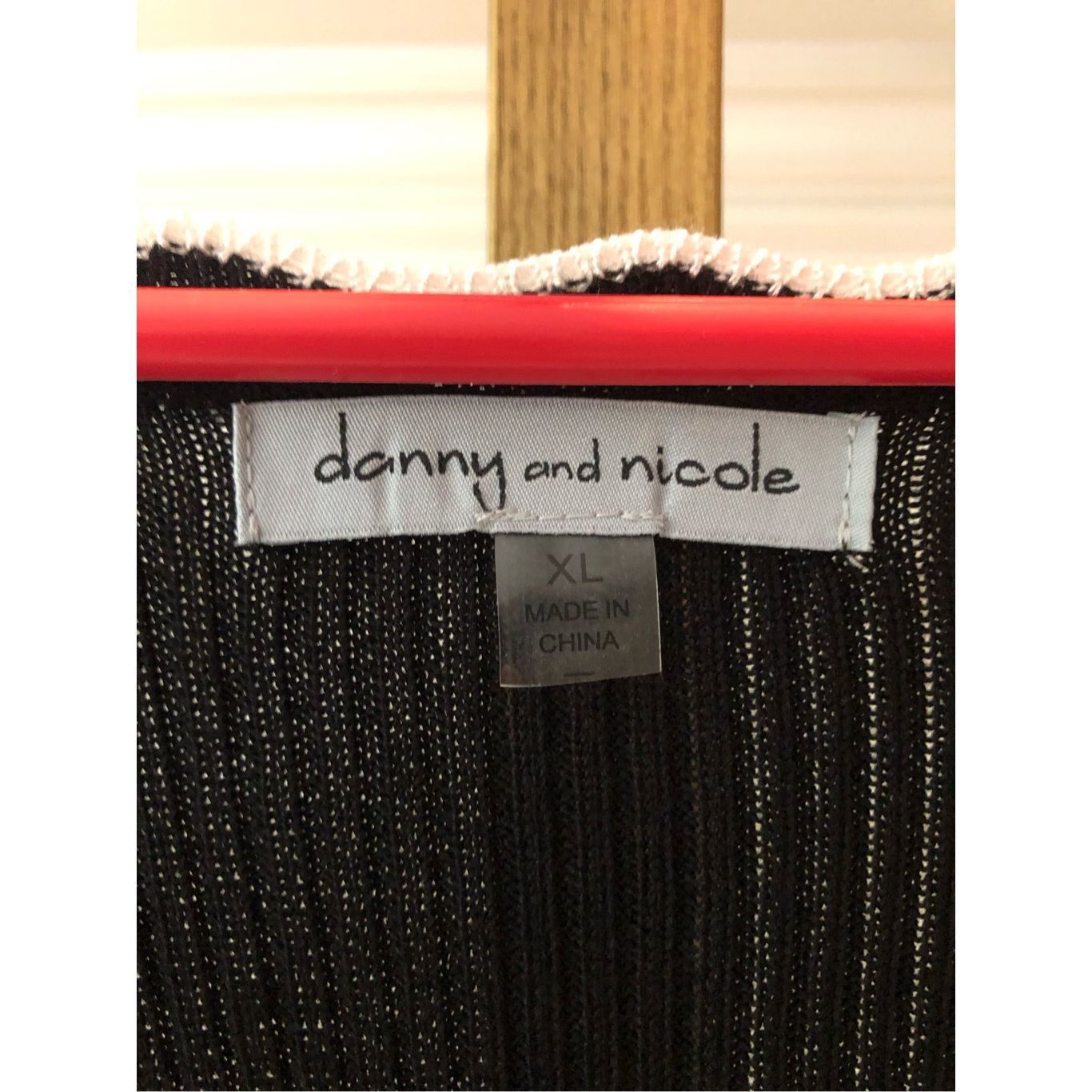 Other Danny & Nicole Women’s Black and White V Neck Striped Bottom Size XL / US 12-14 / IT 48-50 - 6 Thumbnail