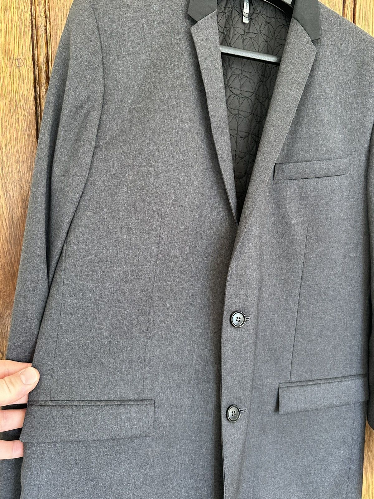 Dior AW13 Dior Homme 2 tone grey 3 piece suit 48 Size 38R - 16 Thumbnail