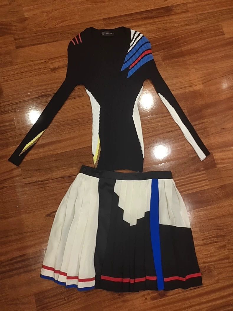 Versace Versace Knit Top and Skirt Set - dmc Size US L / EU 52-54 / 3 - 1 Thumbnail