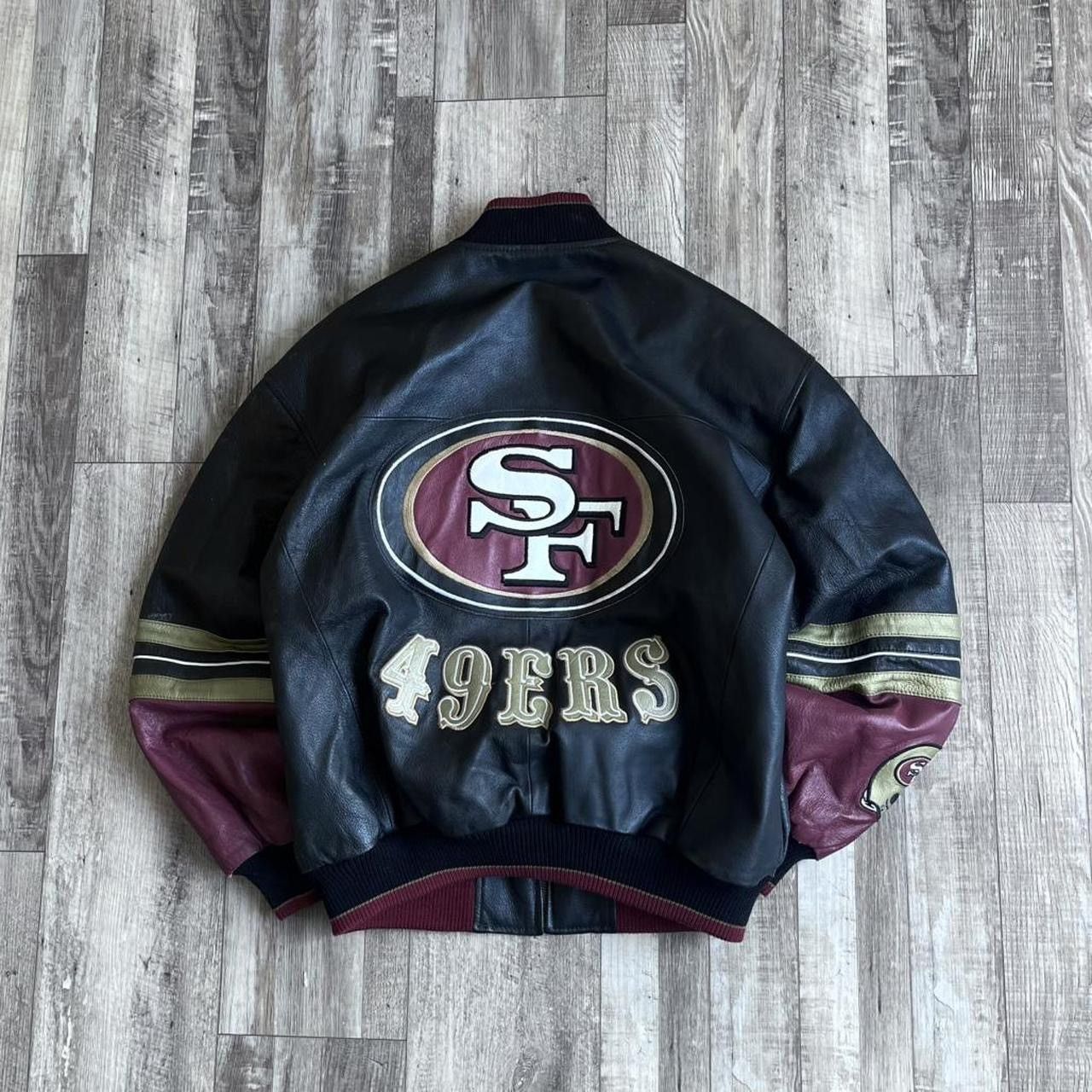 NFL Vintage San Francisco 49s leather jacket Size US L / EU 52-54 / 3 - 1 Thumbnail