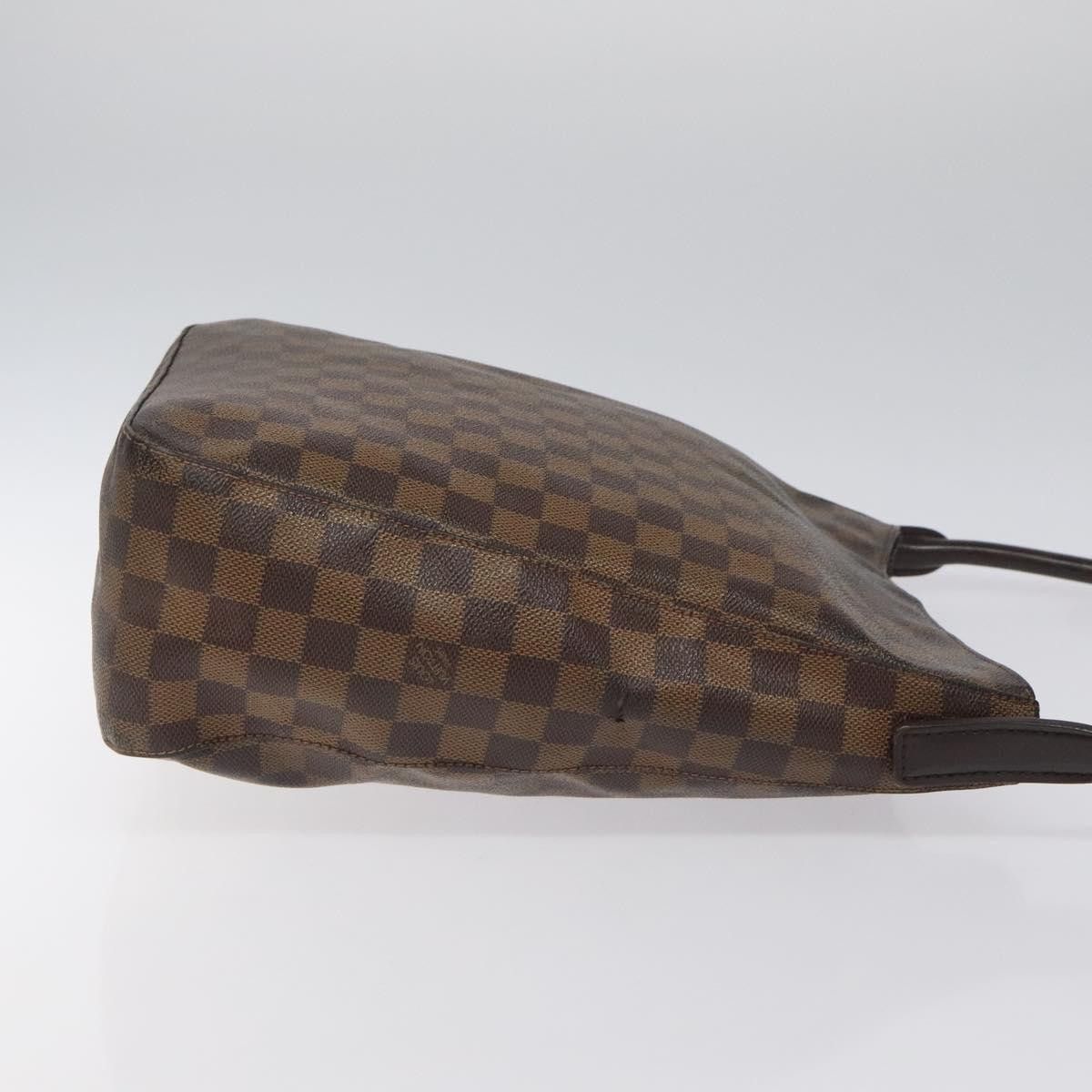 Louis Vuitton LOUIS VUITTON Damier Ebene Looping GM Shoulder Bag N51144 Size ONE SIZE - 3 Thumbnail
