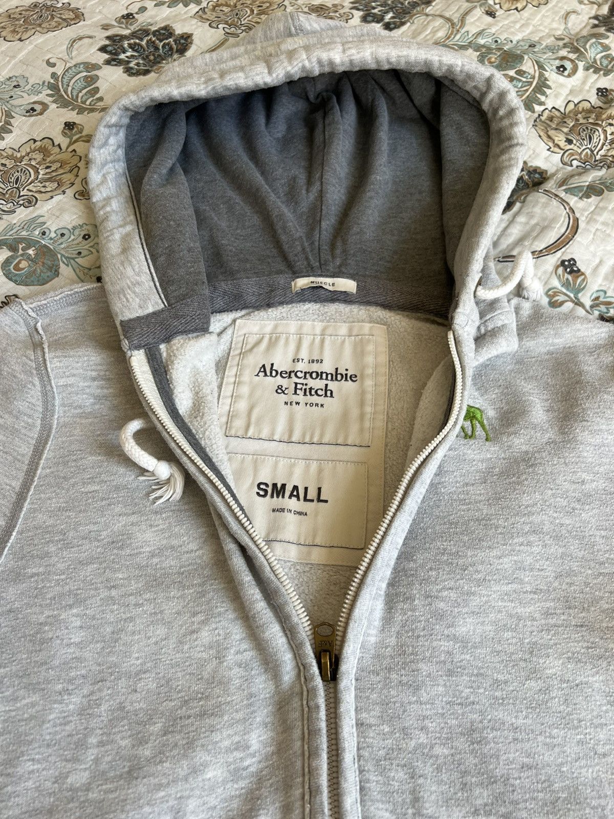 Abercrombie & Fitch Crazy Vintage Abercrombie & Fitch Faux Fur Zip Hoodie Japan Size US M / EU 48-50 / 2 - 5 Thumbnail
