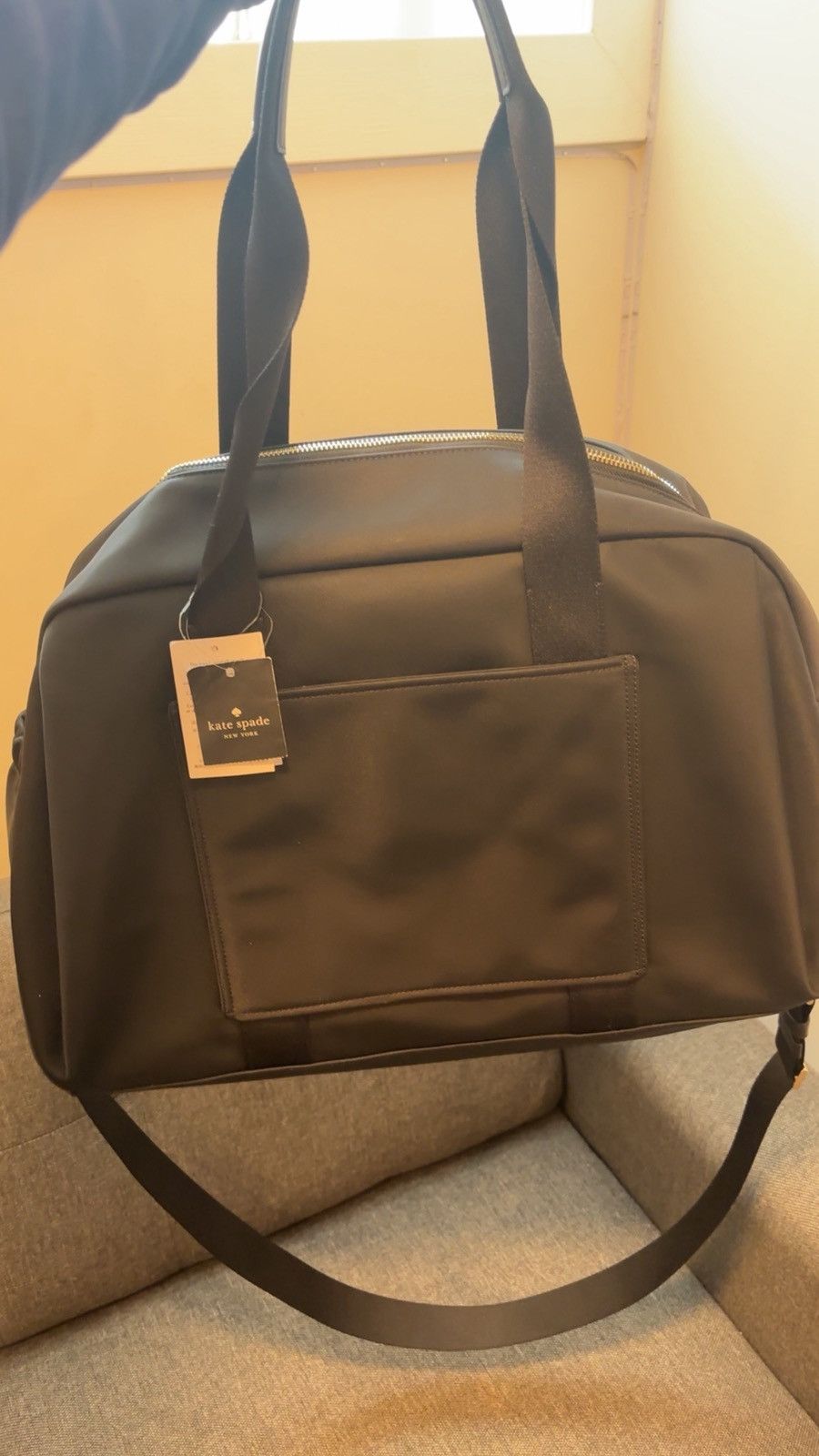 Kate Spade Kate Spade Carter Nylon Large Weekender, Black kate spade Size ONE SIZE - 2 Thumbnail
