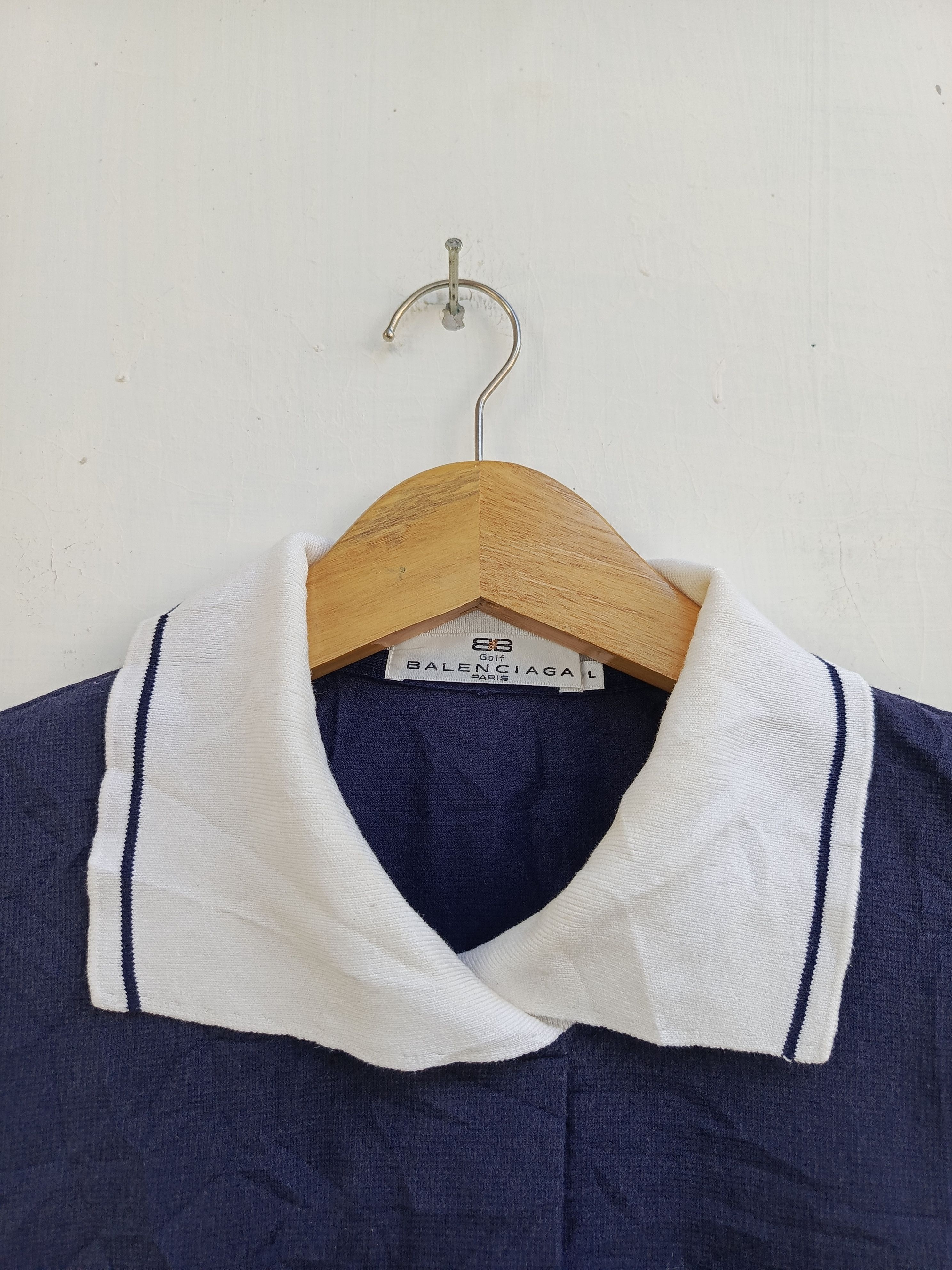 Balenciaga Balenciaga Paris golf shirt Size L / US 10 / IT 46 - 2 Thumbnail