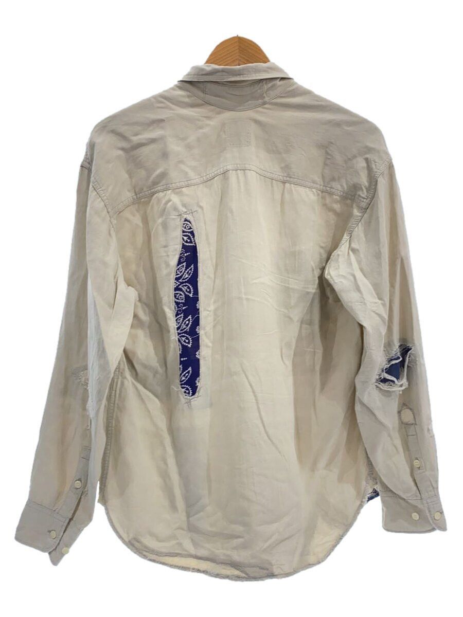 Visvim Visvim Rayon Long Sleeve Shirt Beige Size US S / EU 44-46 / 1 - 2 Thumbnail