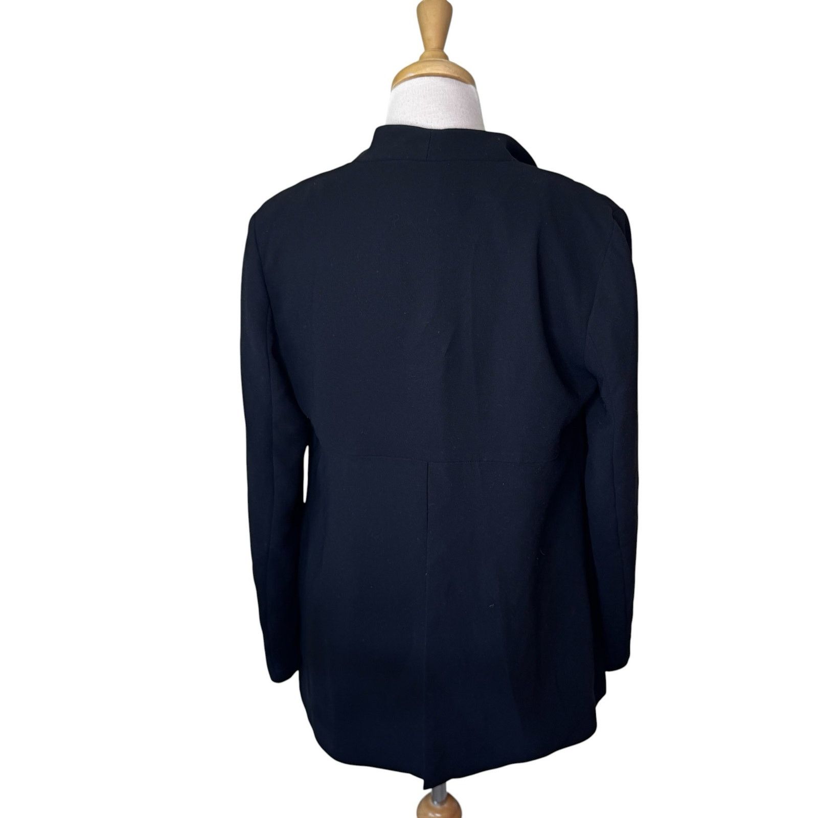 Other TROUVE Slit Back Open Front Lightweight Blazer Black Size S / US 4 / IT 40 - 3 Thumbnail
