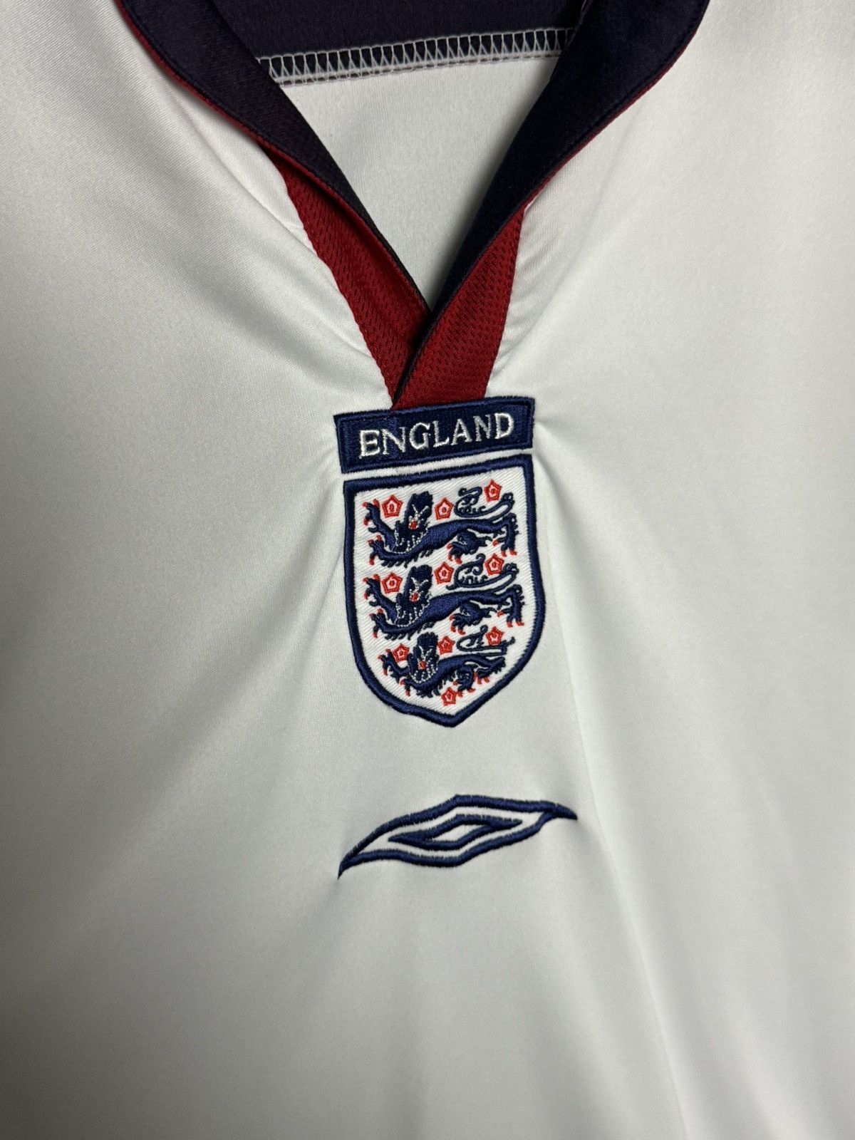 Umbro England National Team 03/05 Home Football Jersey T-Shirt Size US L / EU 52-54 / 3 - 3 Thumbnail