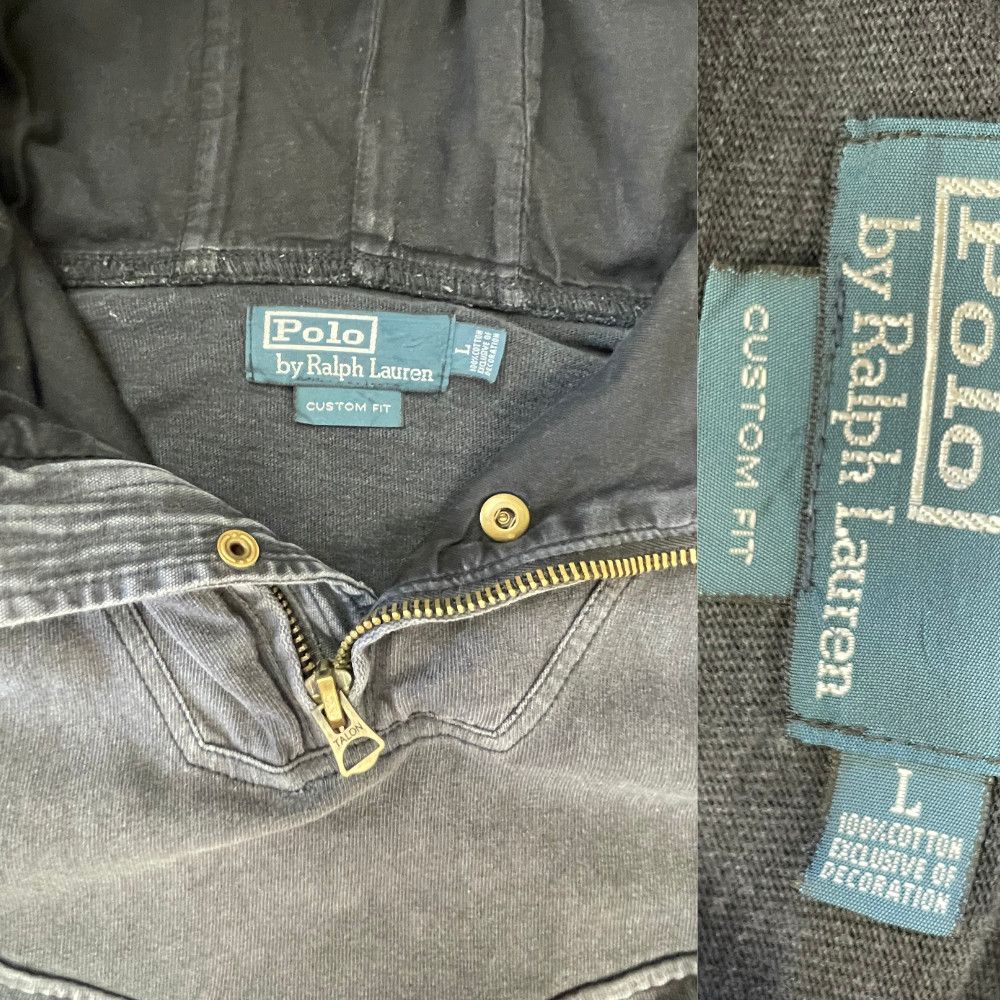 Polo Ralph Lauren PRL GBR Heavyweight Deck‑Smock Hoodie - Charcoal Fade Size US L / EU 52-54 / 3 - 5 Thumbnail