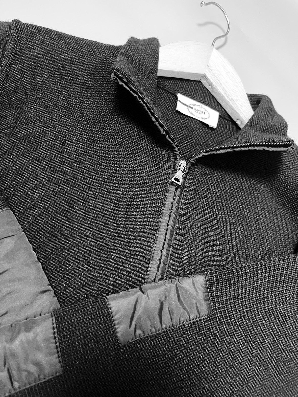 Prada Prada sport vintage technical knit zip up cardigan jacket Size M / US 6-8 / IT 42-44 - 5 Thumbnail