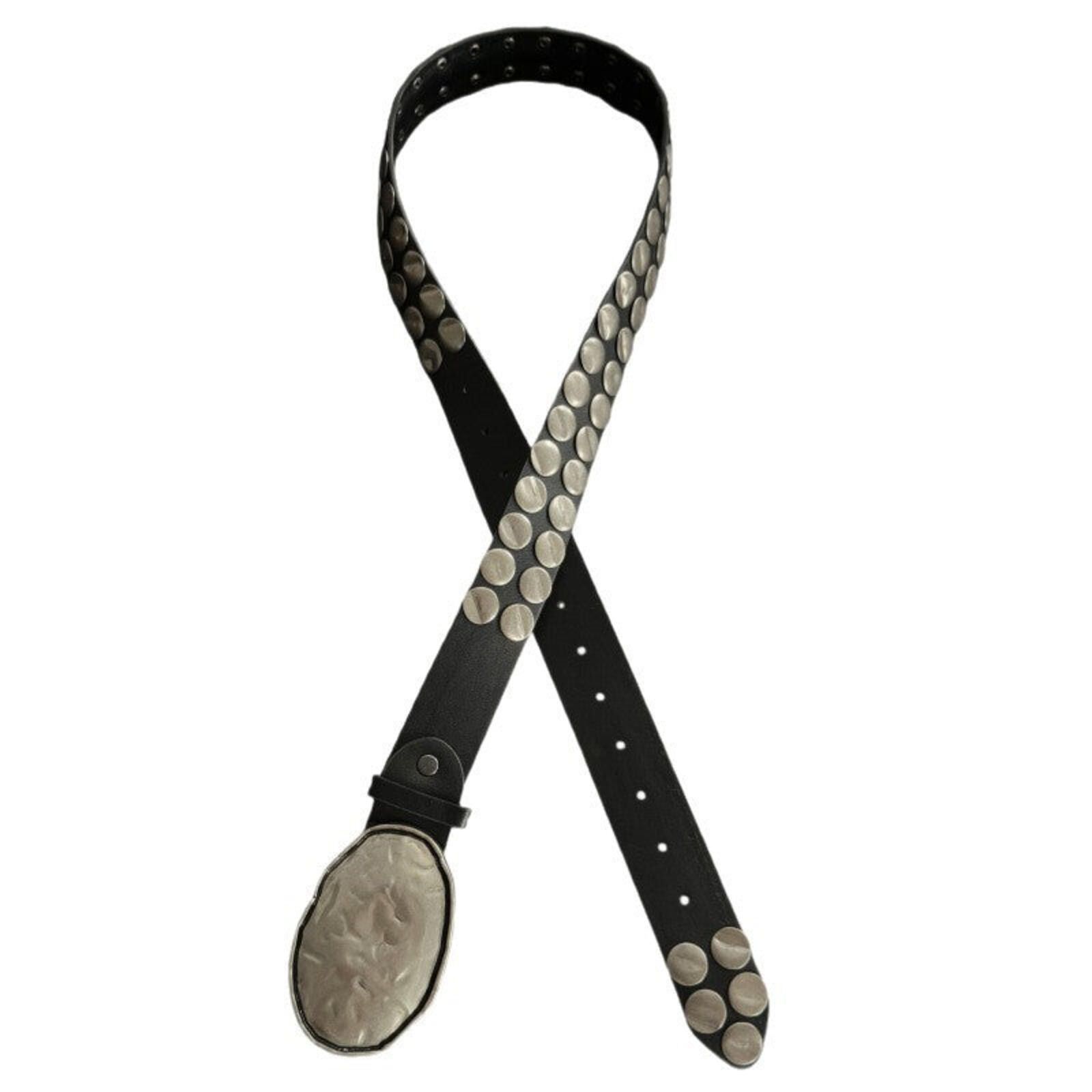 Other Oval Cameo Hardware Belt | Dark Decorative Buckle Street Size ONE SIZE - 5 Thumbnail