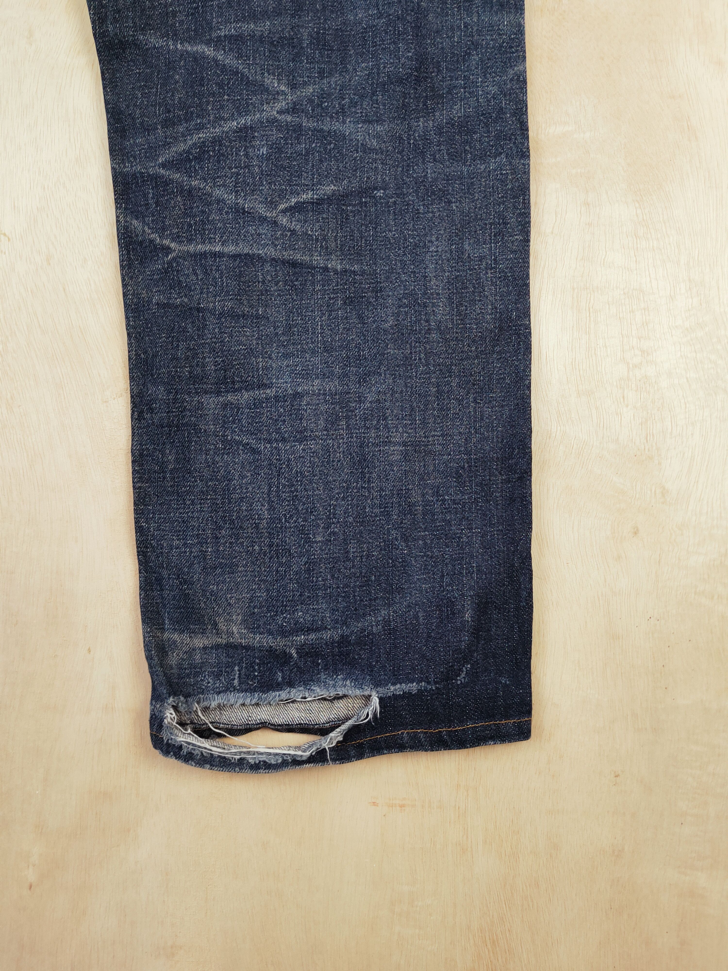 Japanese Brand Japanese Brand Blue Black Distressed Ripped Jeans #S2654 Size US 34 / EU 50 - 11 Thumbnail