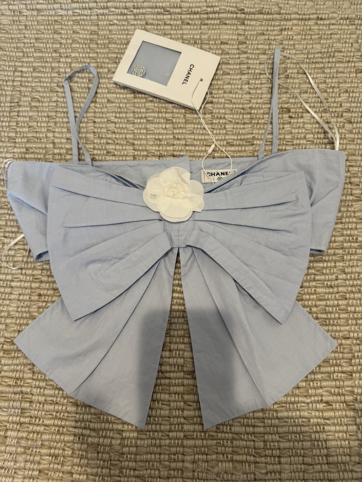 Chanel Chanel bow crop top szie 34 Size XS / US 0-2 / IT 36-38 - 1 Thumbnail