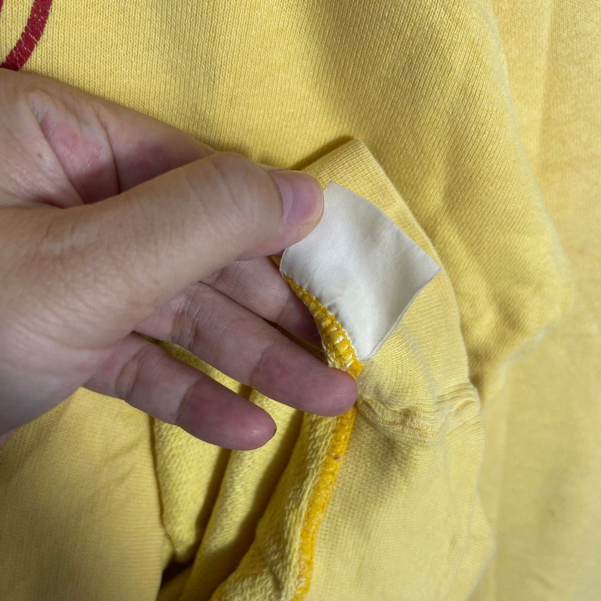 Vintage Vintage Volkswagen Motorsport Crewneck Sweatshirt Yellow VW Size US L / EU 52-54 / 3 - 4 Thumbnail