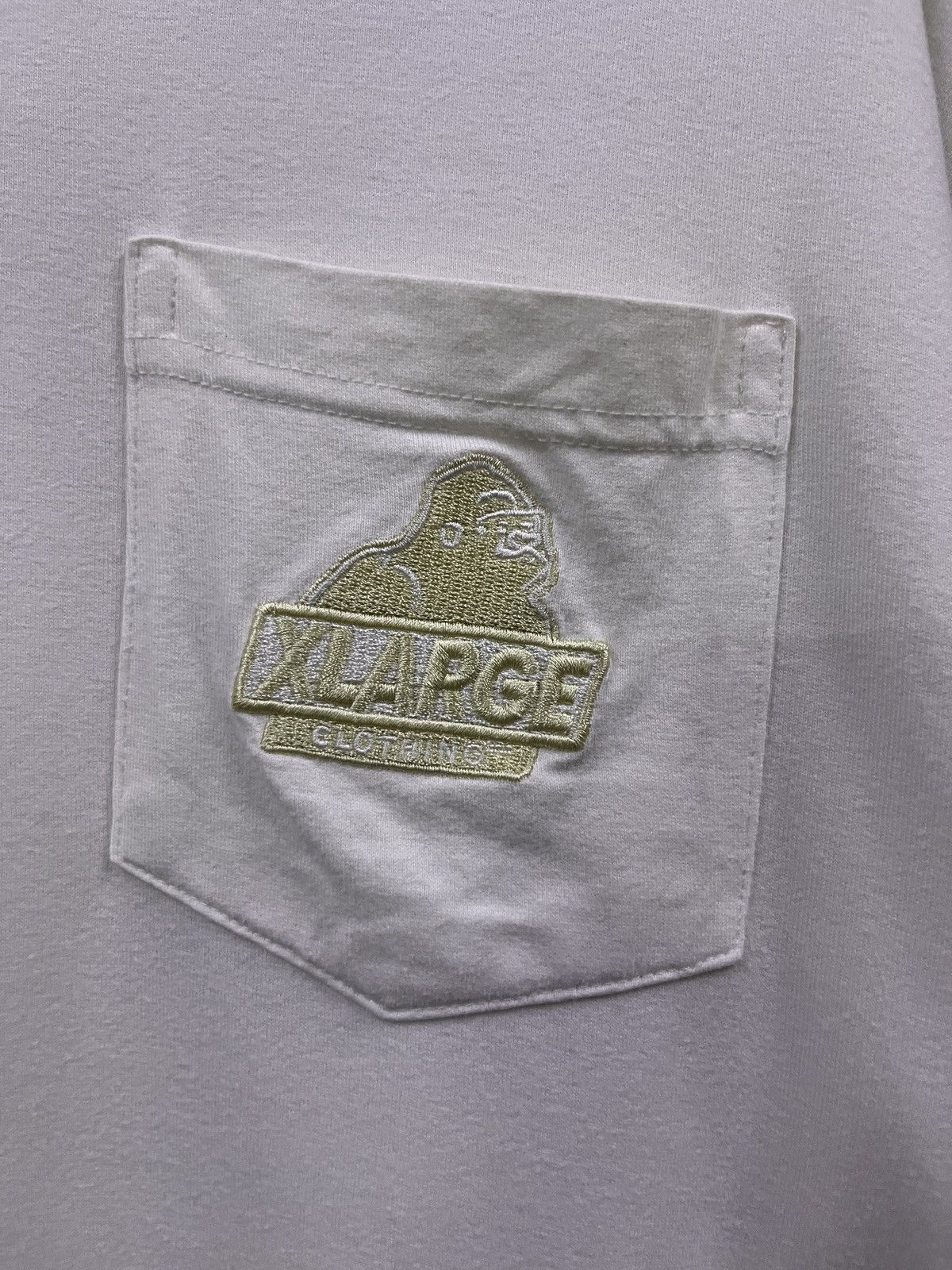 Xlarge XLARGE EMBROIDERY POCKET TEE LOGO LONGSLEEVE TSHIRT Size US L / EU 52-54 / 3 - 4 Thumbnail