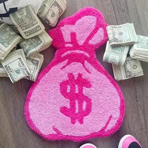 Designer Money Tufted Rugs Size ONE SIZE - 4 Thumbnail