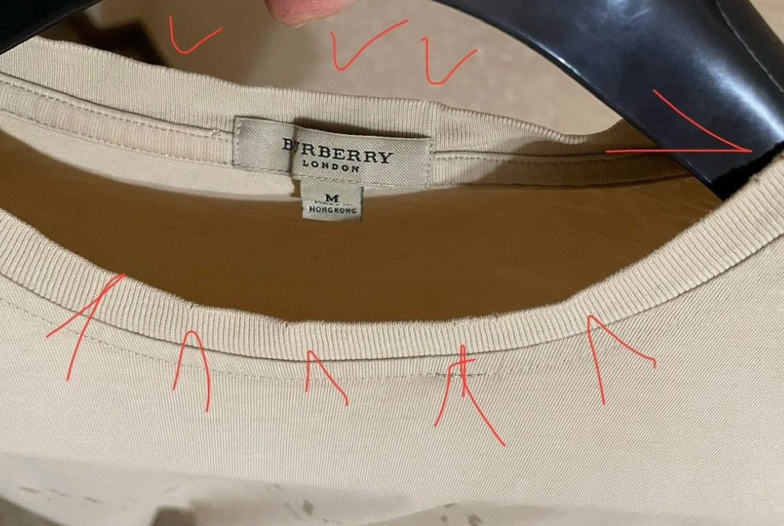 Burberry Burberry t shirt size M Size US M / EU 48-50 / 2 - 12 Thumbnail