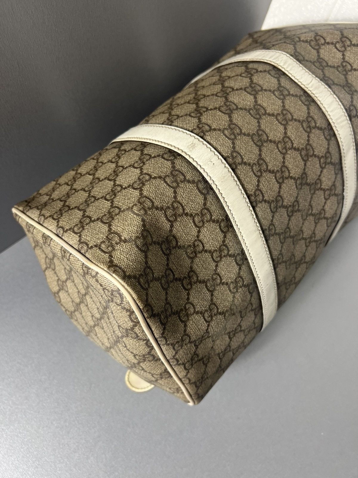 Gucci × Vintage VERY RARE GUCCI MONOGRAM BAG ITALIAN DESIGNER RETRO Y2K 90s Size ONE SIZE - 13 Thumbnail