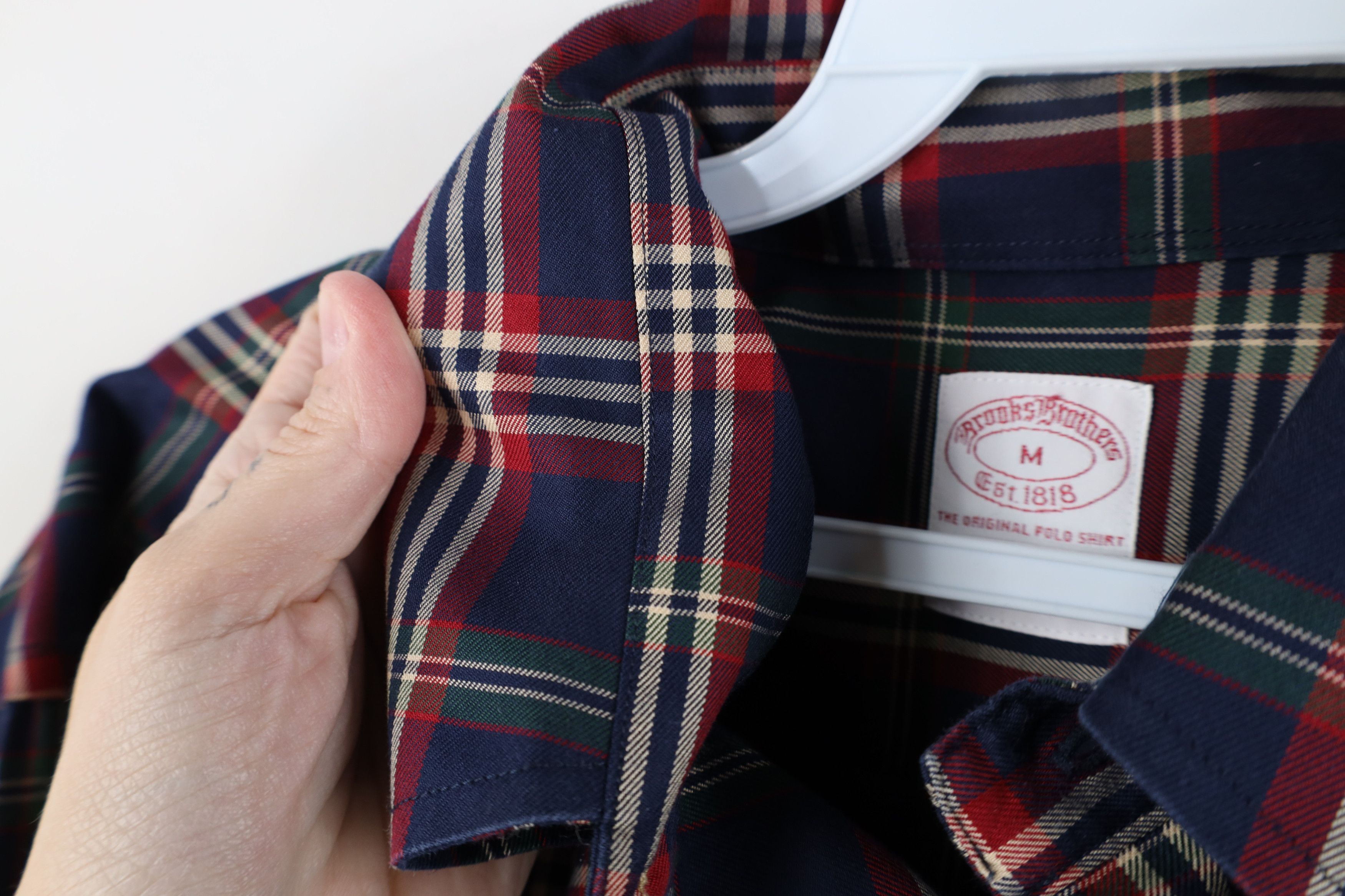 Brooks Brothers Vintage 90s Brooks Brothers Cotton Button Down Shirt Size US M / EU 48-50 / 2 - 6 Thumbnail