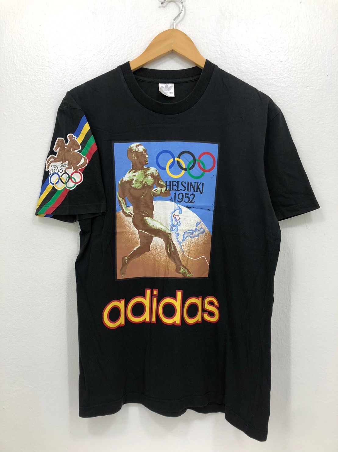Adidas × USA Olympics × Vintage Vintage 90 Adidas Olympics Stockholm Helsinki 1952 Shirt BN Size US M / EU 48-50 / 2 - 2 Thumbnail