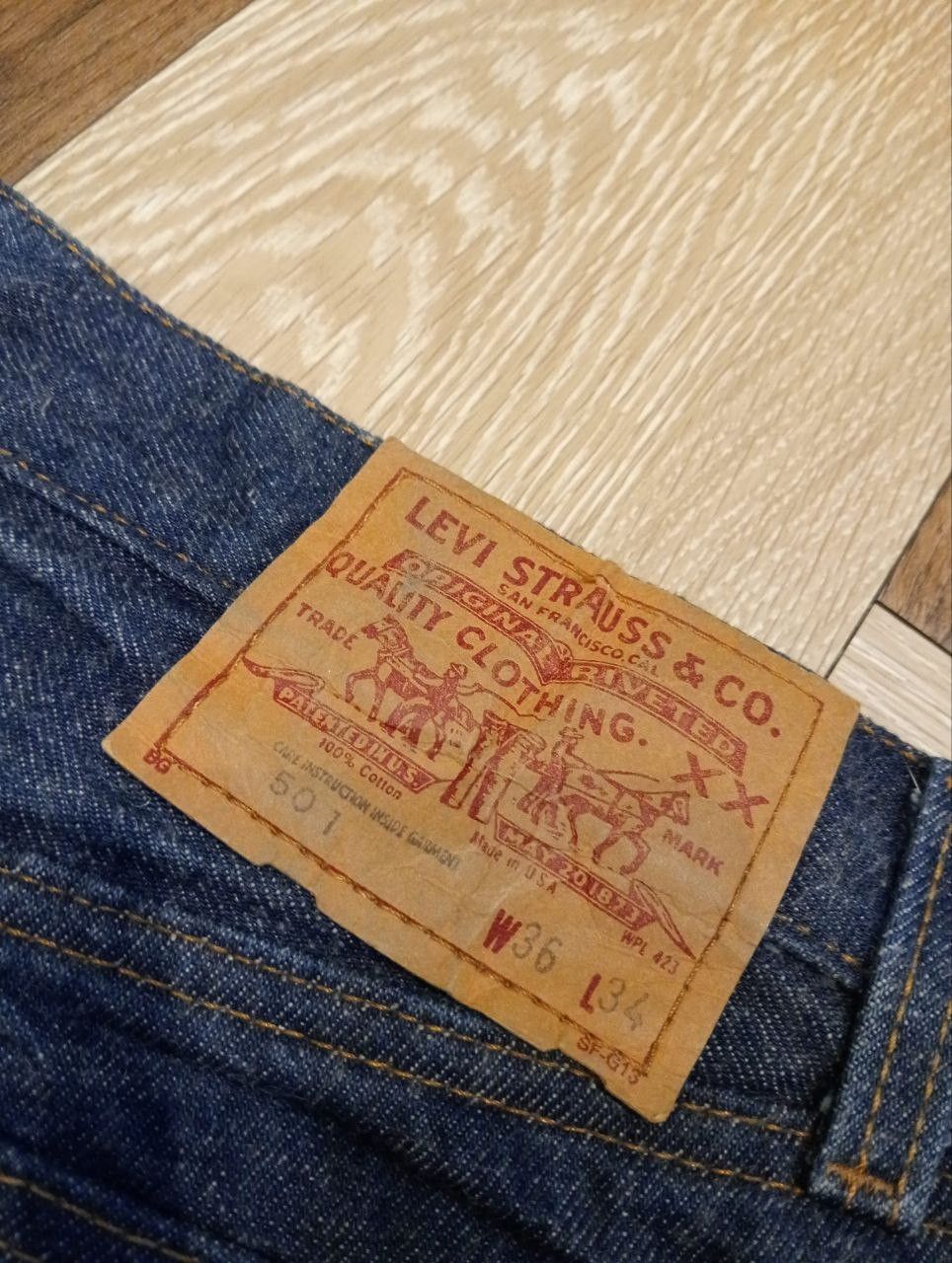Levi's LEVI'S VINTAGE 501 #524 RED TAB DENIM PANTS Size US 36 / EU 52 - 10 Thumbnail