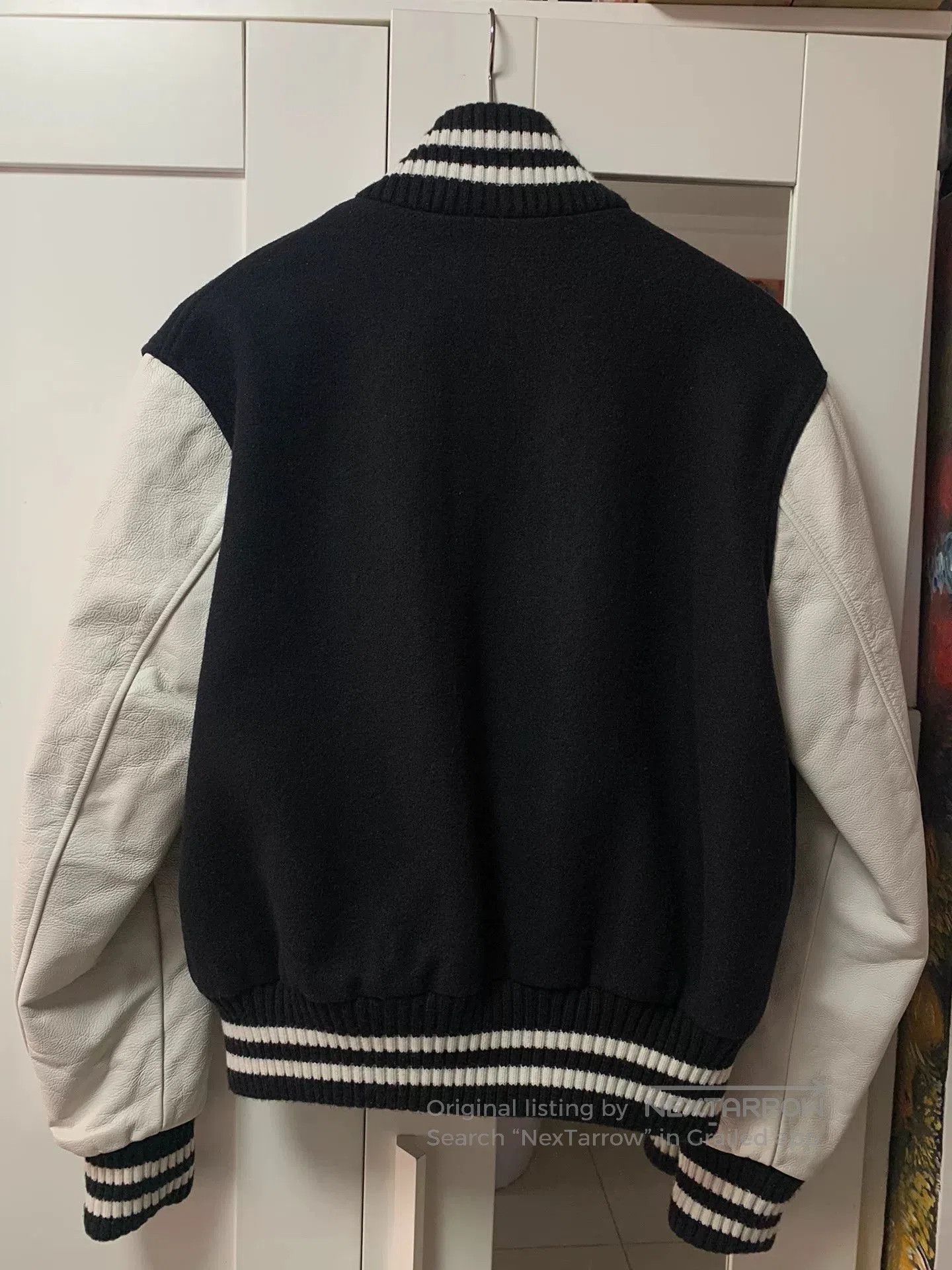 R13 R13 Vintage Leather Sleeve Varsity Jacket. Size US S / EU 44-46 / 1 - 2 Thumbnail