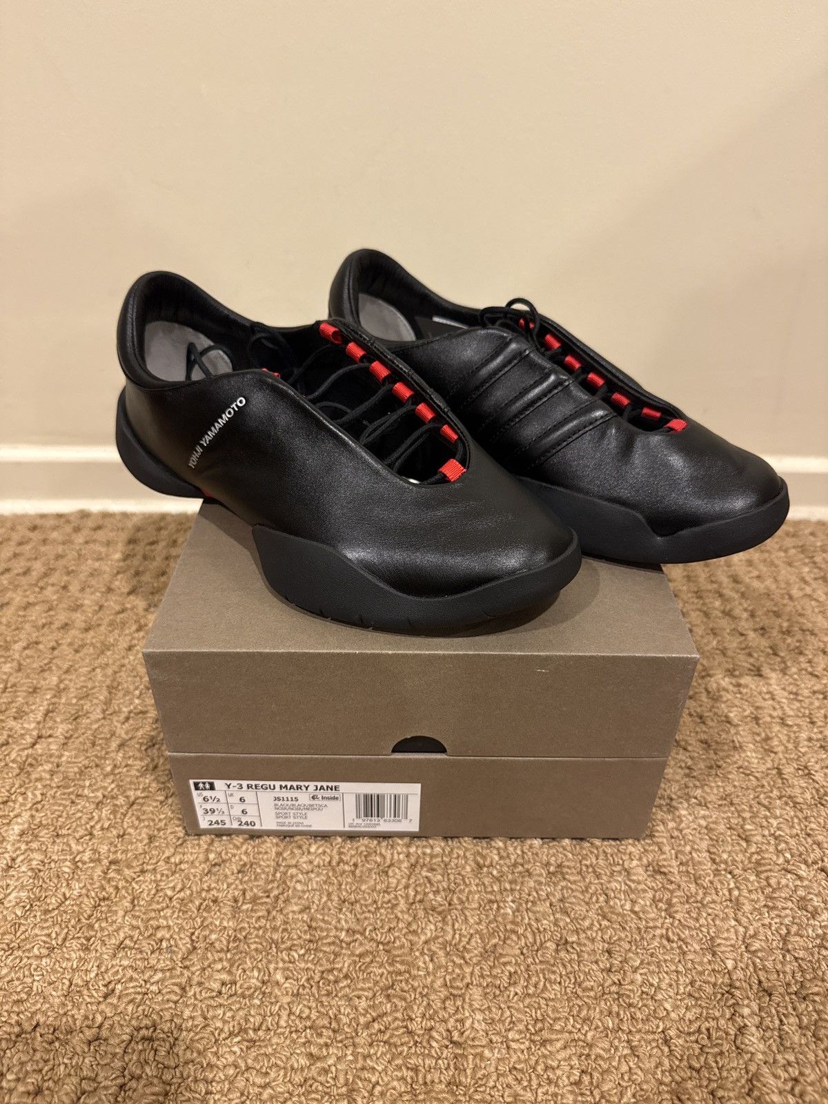 Y-3 Y-3 Regu Mary Jane Size US 7.5 / IT 37.5 - 2 Thumbnail