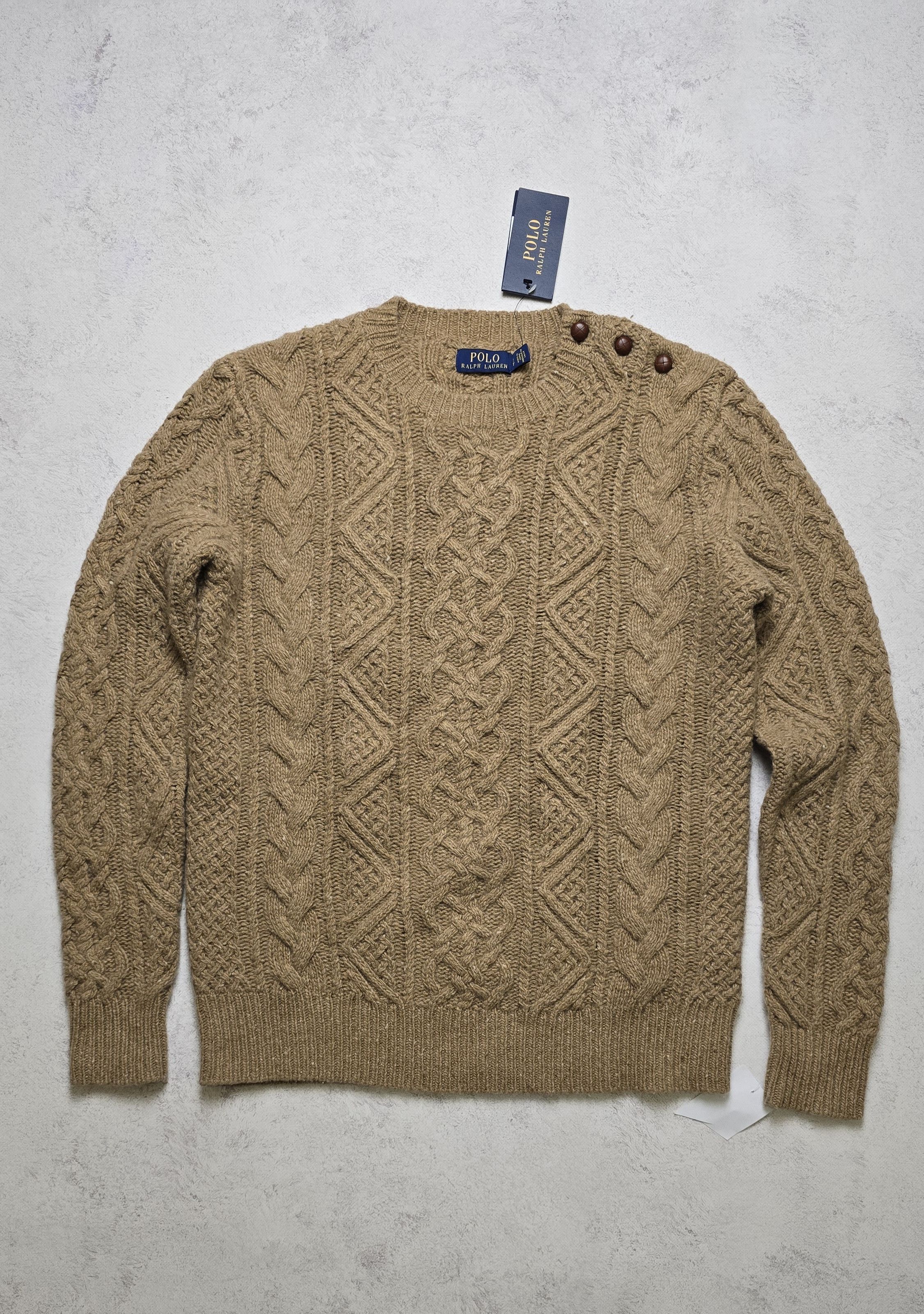 Polo Ralph Lauren Polo Ralph Lauren Knitted 100% Merino Wool Sweater RRP 345£ Size US S / EU 44-46 / 1 - 1 Thumbnail