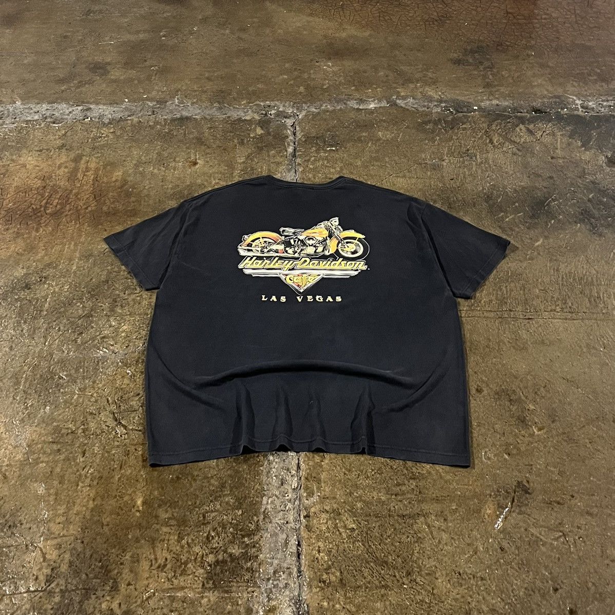 Harley Davidson × Vintage Crazy Vintage Harley Davidson Cafe Eagle Wings Tee Shirt 3XL Size US XXL / EU 58 / 5 - 2 Thumbnail