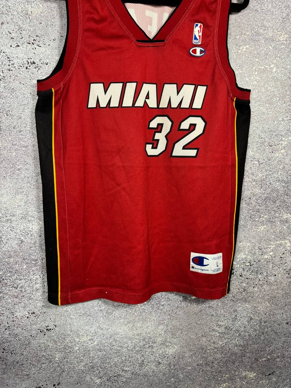 Champion × NBA O'NEAL 90's Miami Heat NBA Jersey Large Size US L / EU 52-54 / 3 - 4 Thumbnail