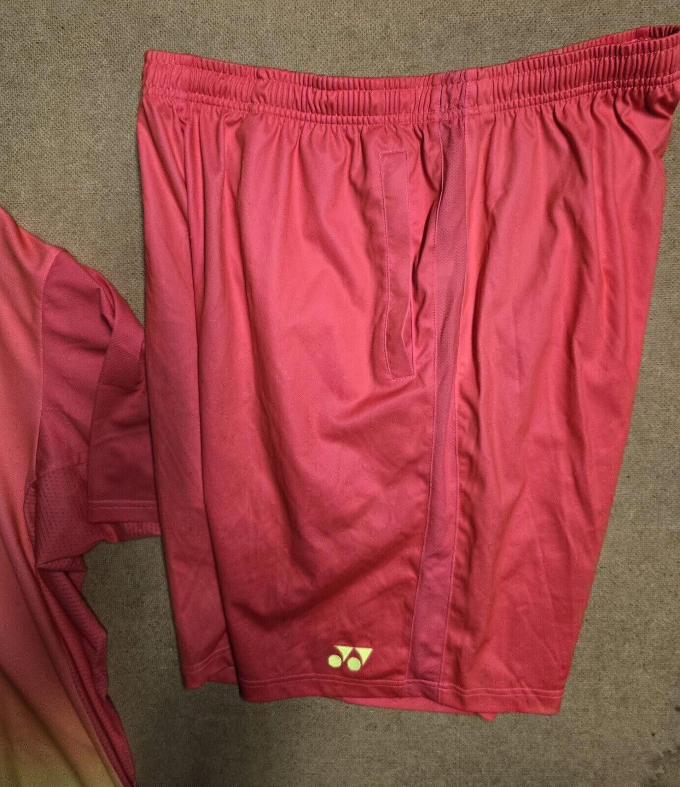 Designer Yonex Tennis Wawrinka 2016 Australian Open Shirt Shorts XL Size US XL / EU 56 / 4 - 4 Thumbnail