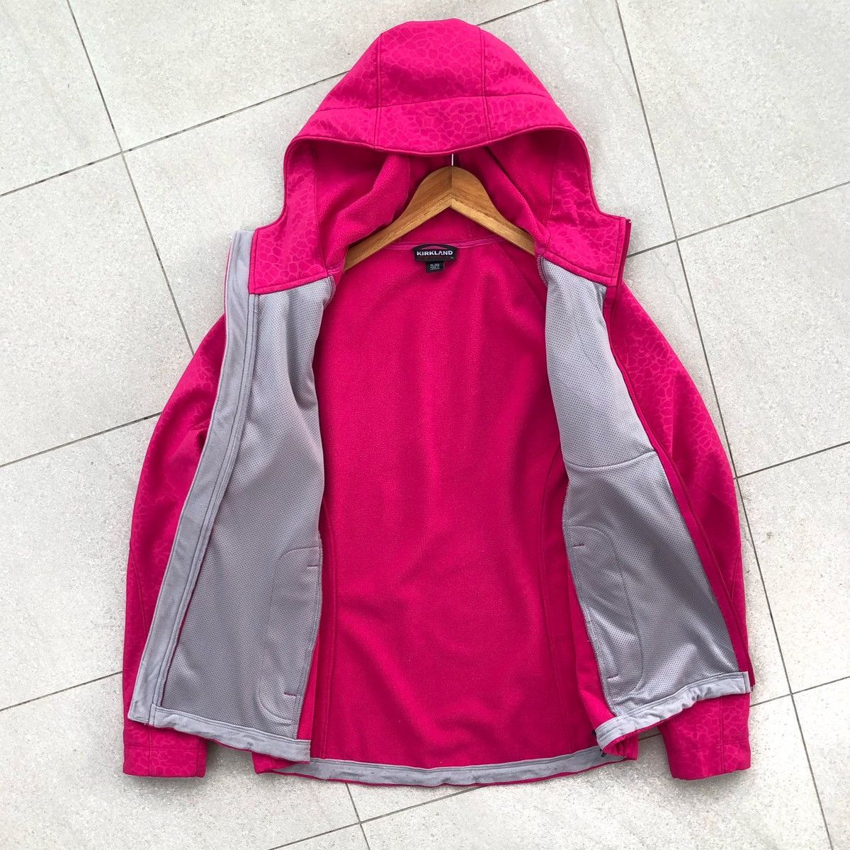 Japanese Brand Kirkland Signature Softshell Lined Fleece Hoodie Jacket Size US M / EU 48-50 / 2 - 9 Thumbnail