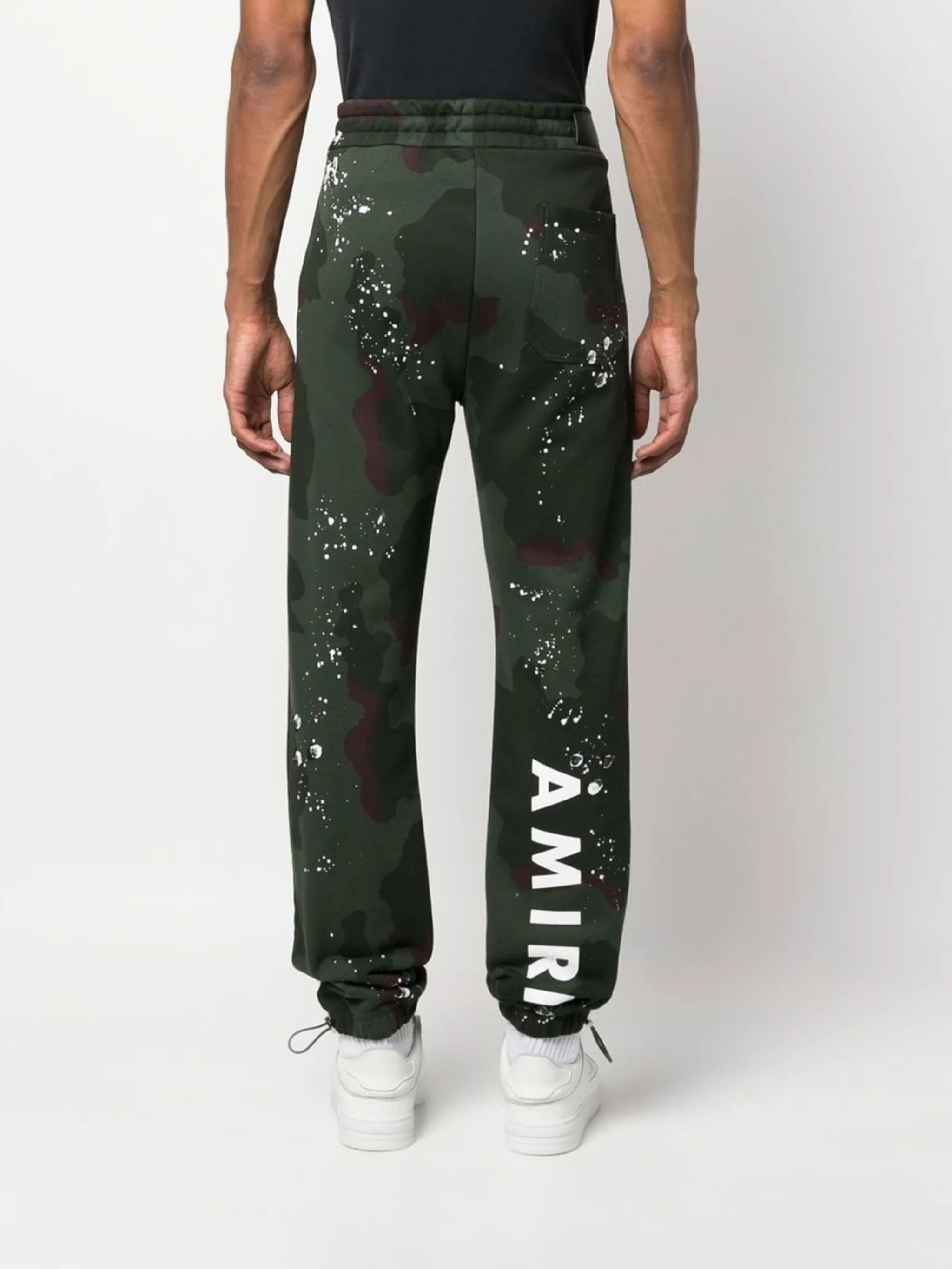 Amiri o1gr1nt0325 Army Logo Sweatpants & Joggers in Camo Size US 34 / EU 50 - 4 Thumbnail