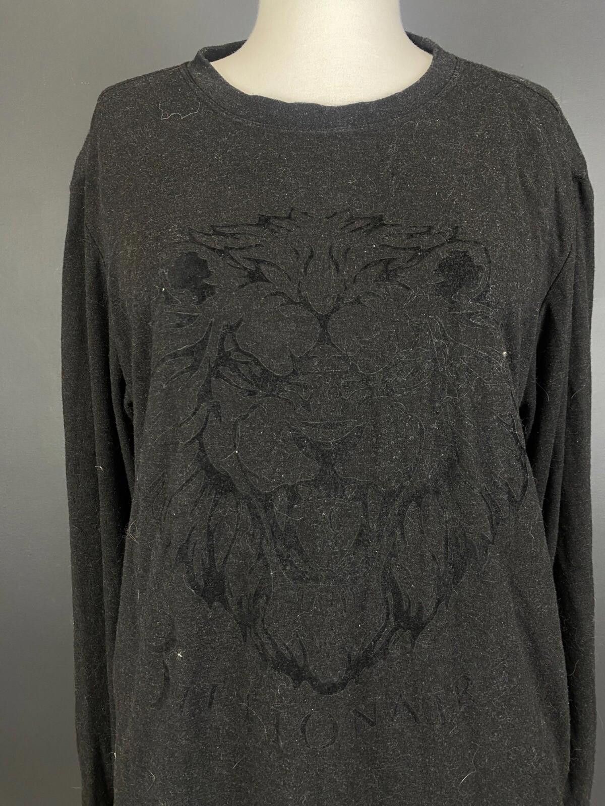 Billionaire Boys Club Billionaire Italy Black Lion Big Men's Sweater Size M 50 Size US M / EU 48-50 / 2 - 4 Thumbnail