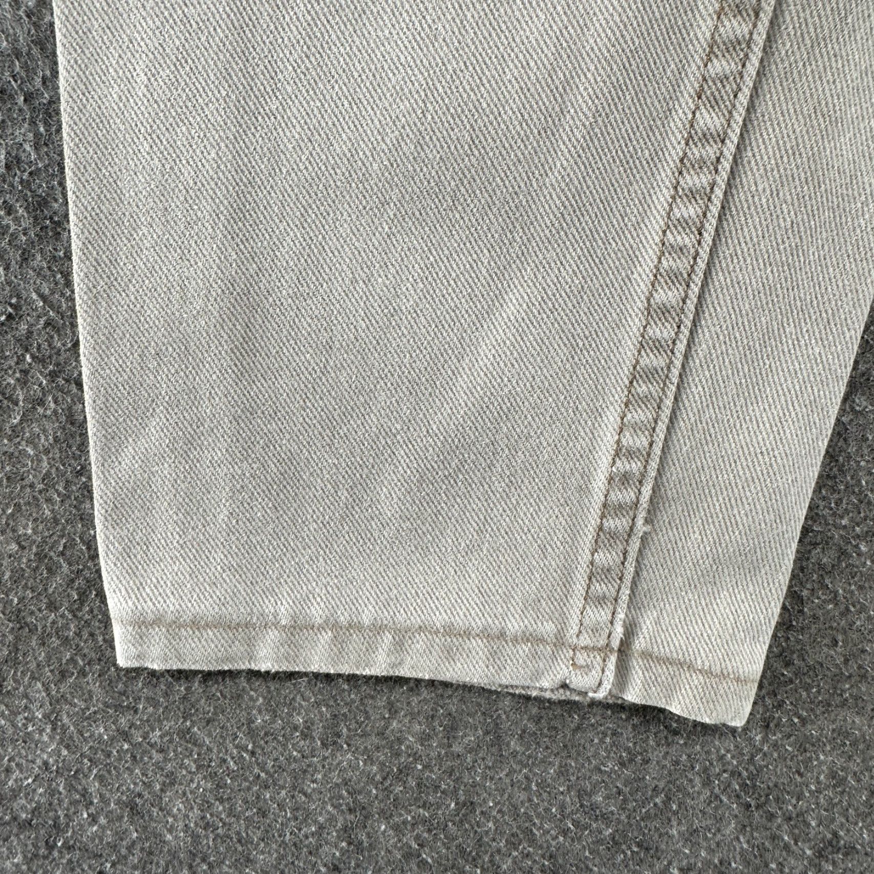 Levi's VINTAGE Levi's Silvertab Jeans Mens 30x32 Brown Distressed 90s Straight Denim Cotton Wool? (No wool) Size US 30 / EU 46 - 7 Thumbnail